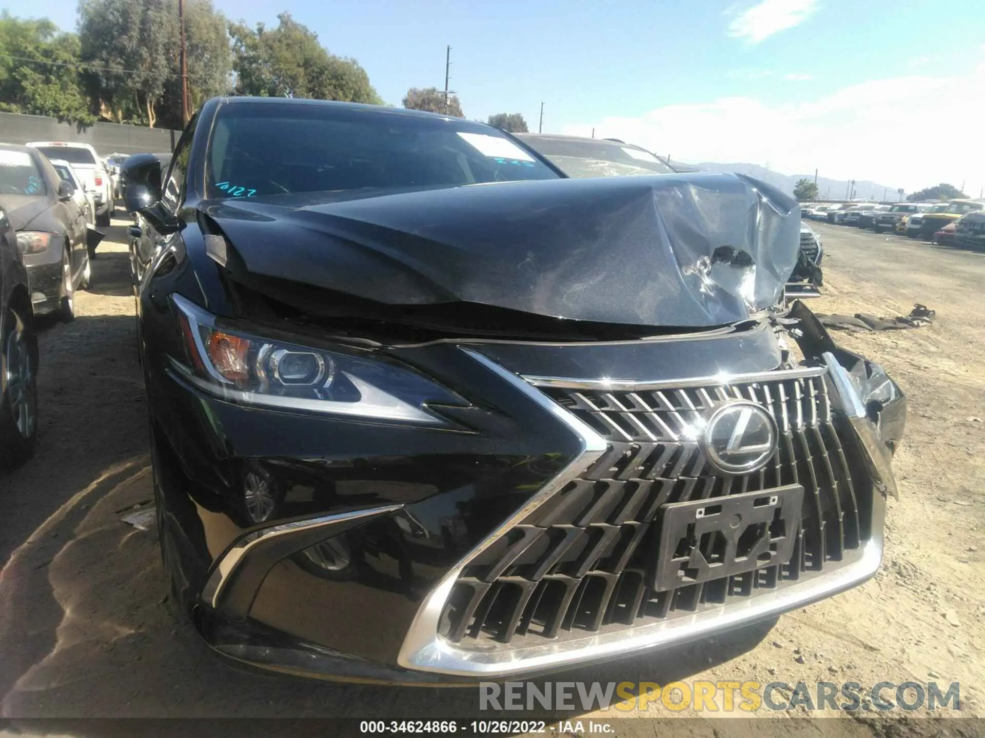 1 fotografías del automóvil dañado 58ACZ1B12NU121423 LEXUS ES 2022
