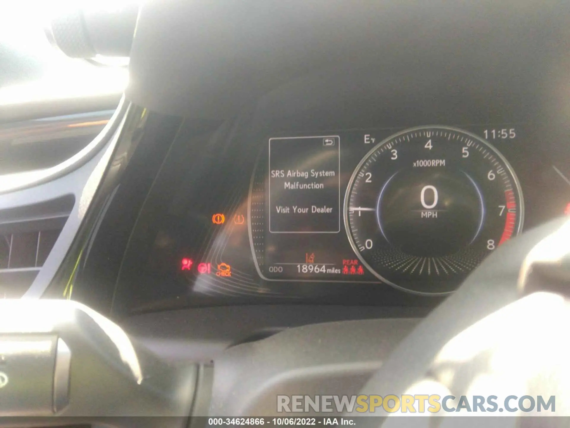 7 fotografías del automóvil dañado 58ACZ1B12NU121423 LEXUS ES 2022