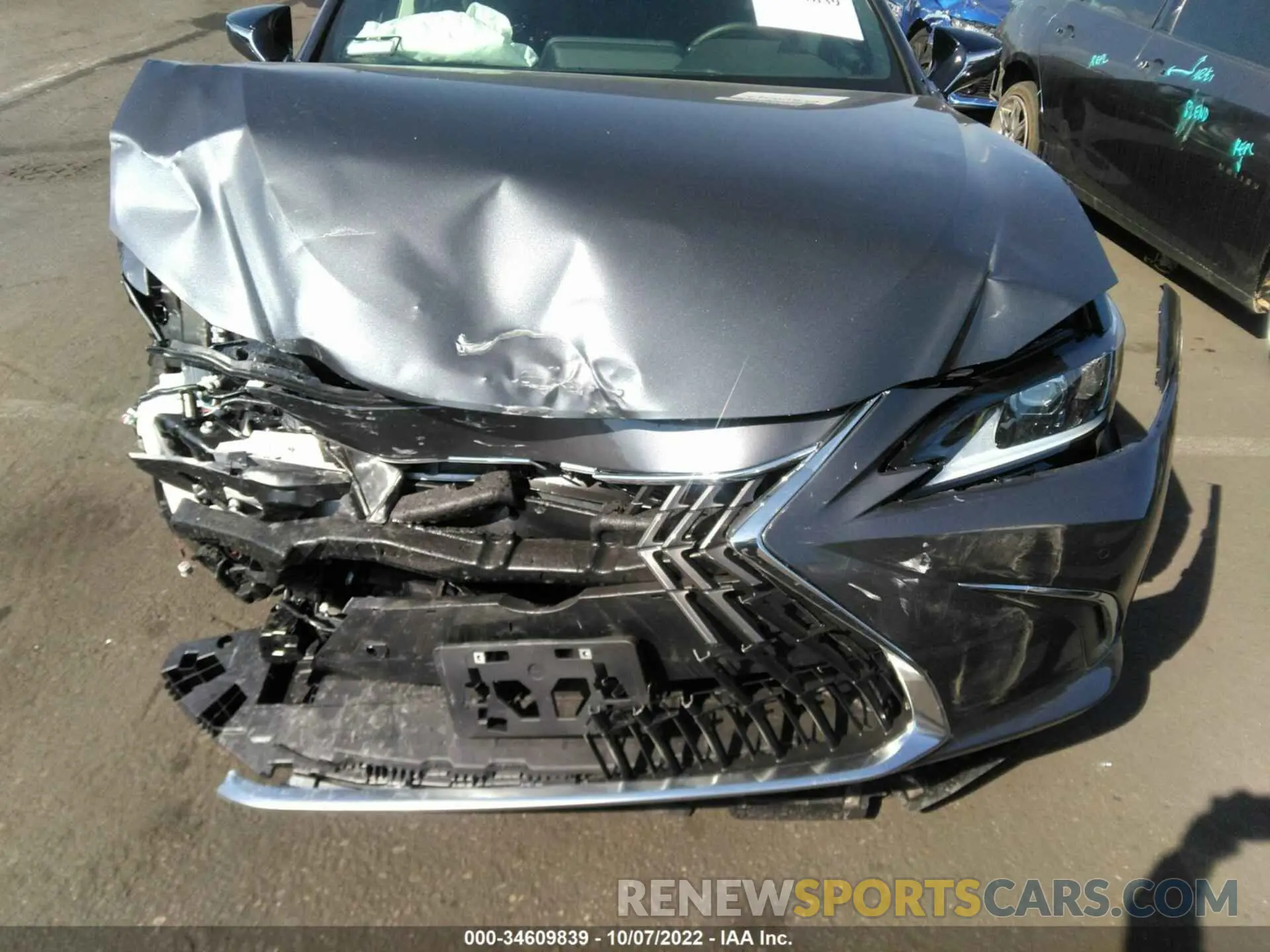 6 fotografías del automóvil dañado 58ADA1C15NU016062 LEXUS ES 2022