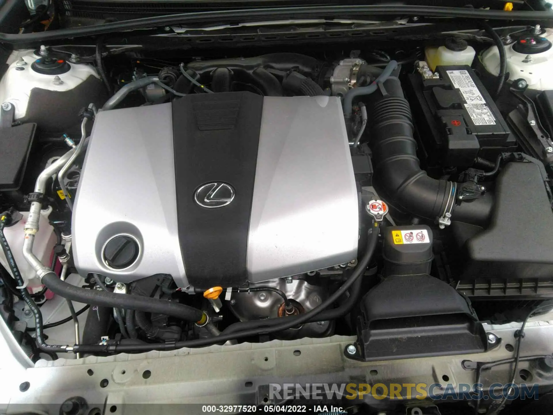 10 fotografías del automóvil dañado 58ADZ1B18NU115615 LEXUS ES 2022