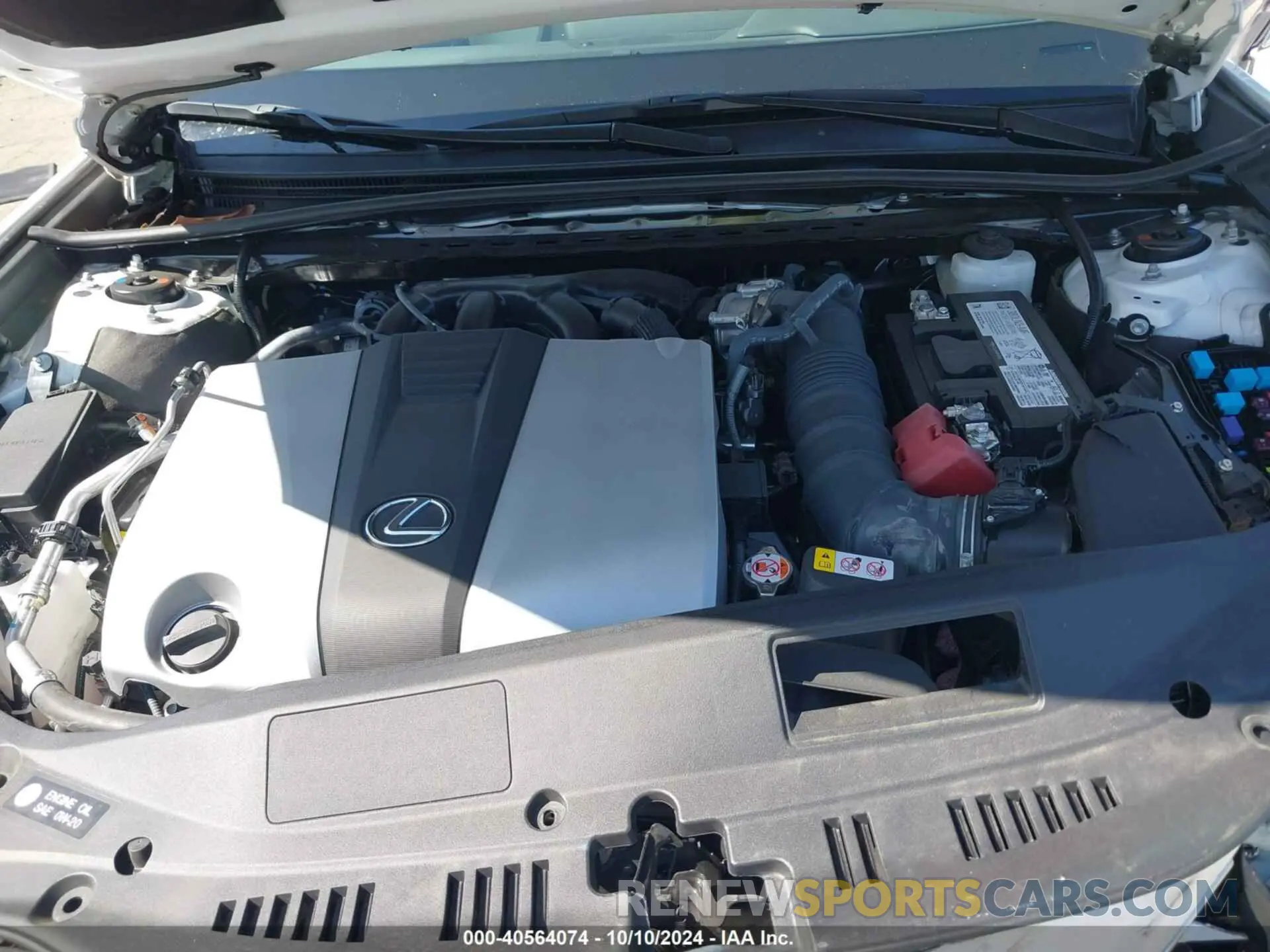 10 fotografías del automóvil dañado 58ADZ1B18PU153302 LEXUS ES 2023