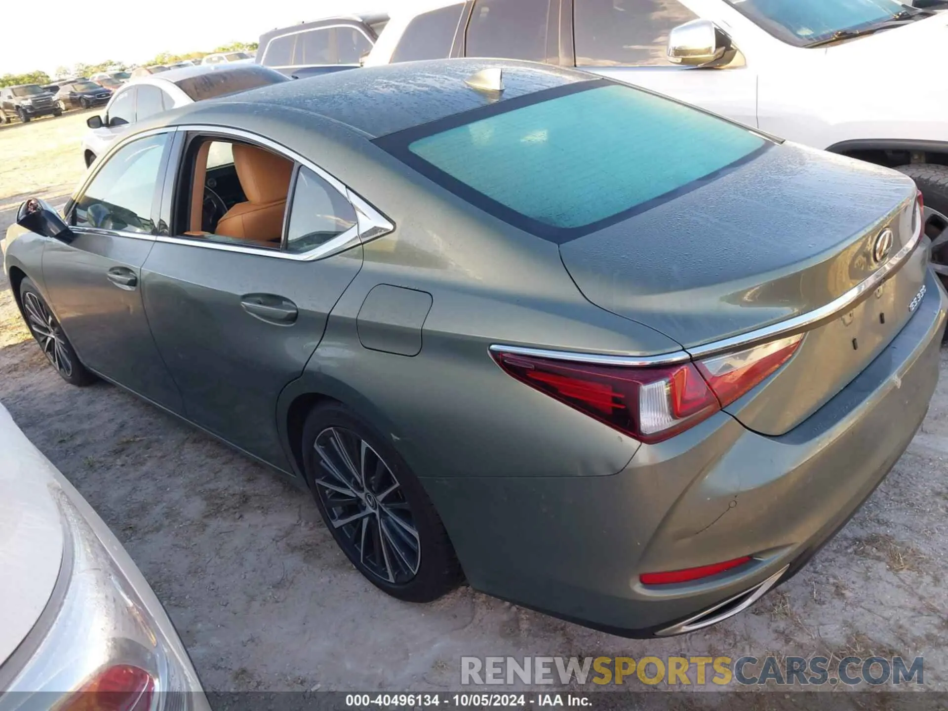 3 fotografías del automóvil dañado 58ADZ1B17RU180879 LEXUS ES 2024