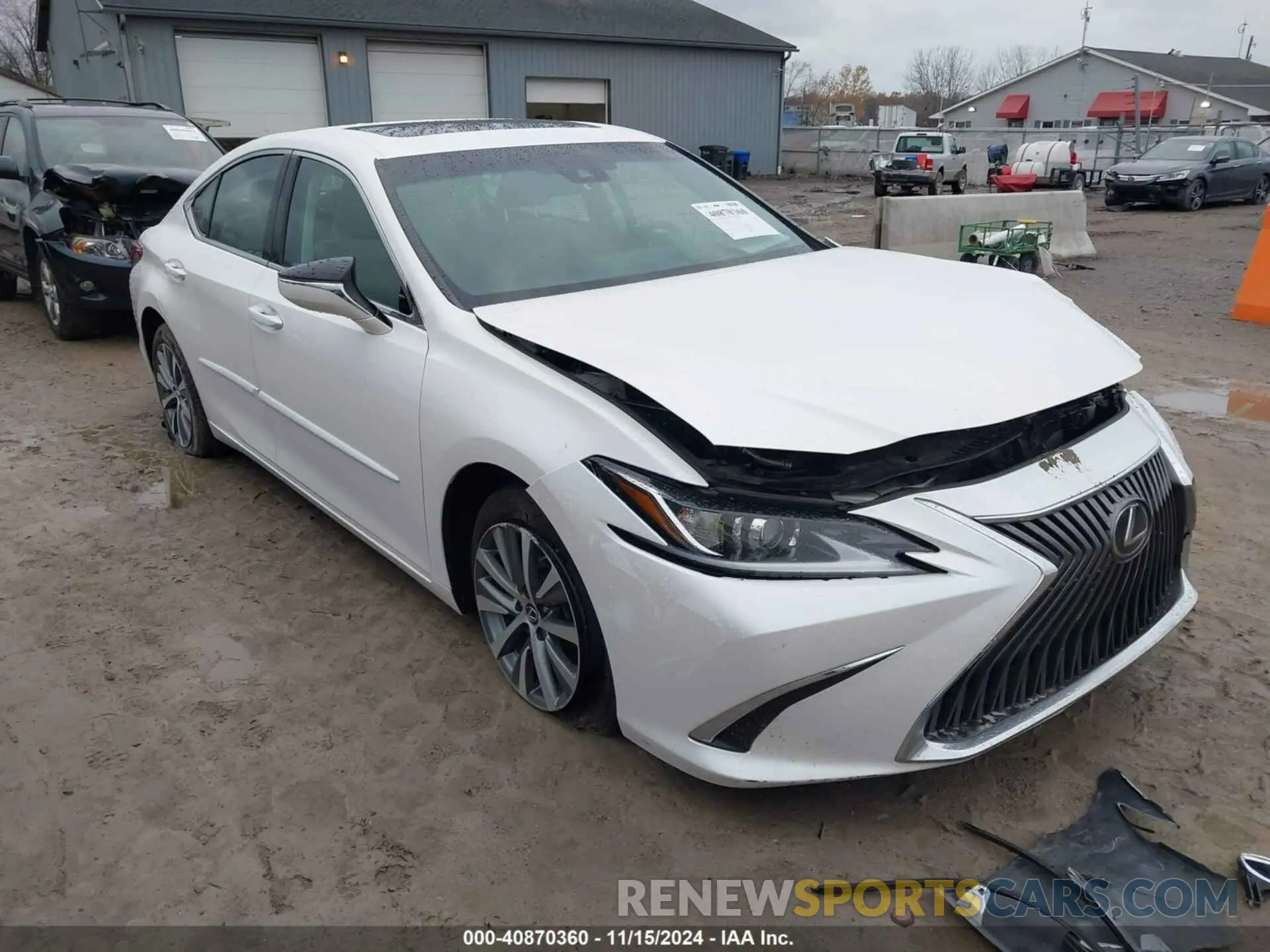 1 fotografías del automóvil dañado 58AC11D10MU001395 LEXUS ES 250 2021