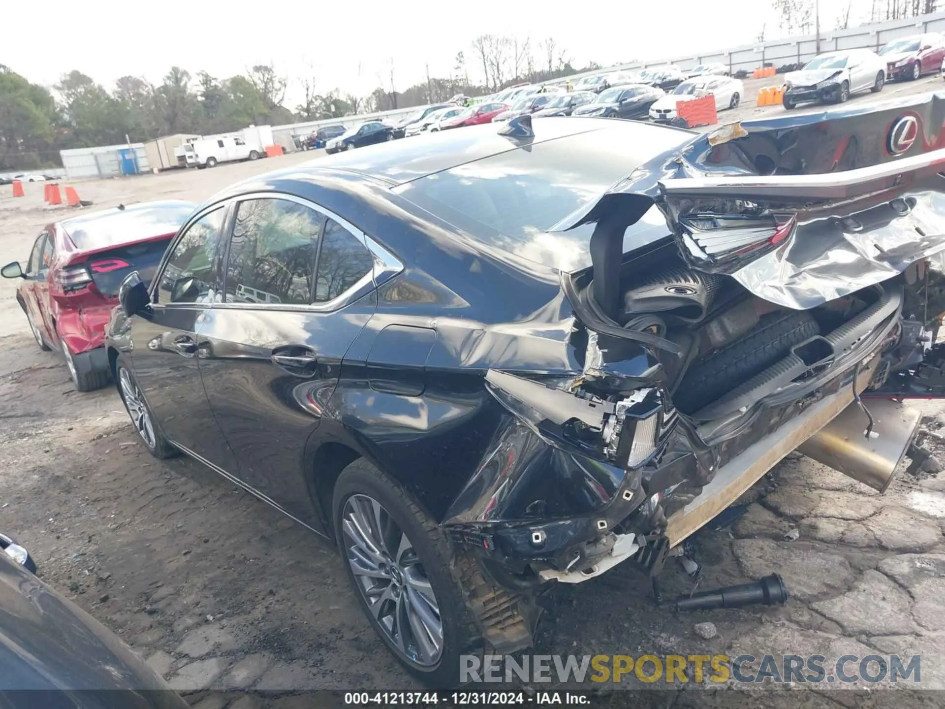 14 fotografías del automóvil dañado 58AD11D10MU003605 LEXUS ES 250 2021