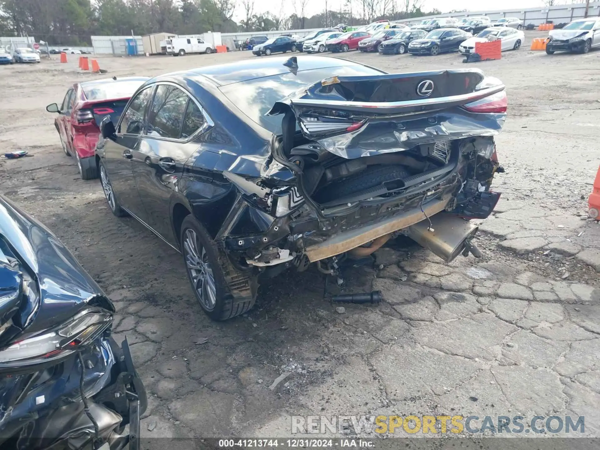 3 fotografías del automóvil dañado 58AD11D10MU003605 LEXUS ES 250 2021