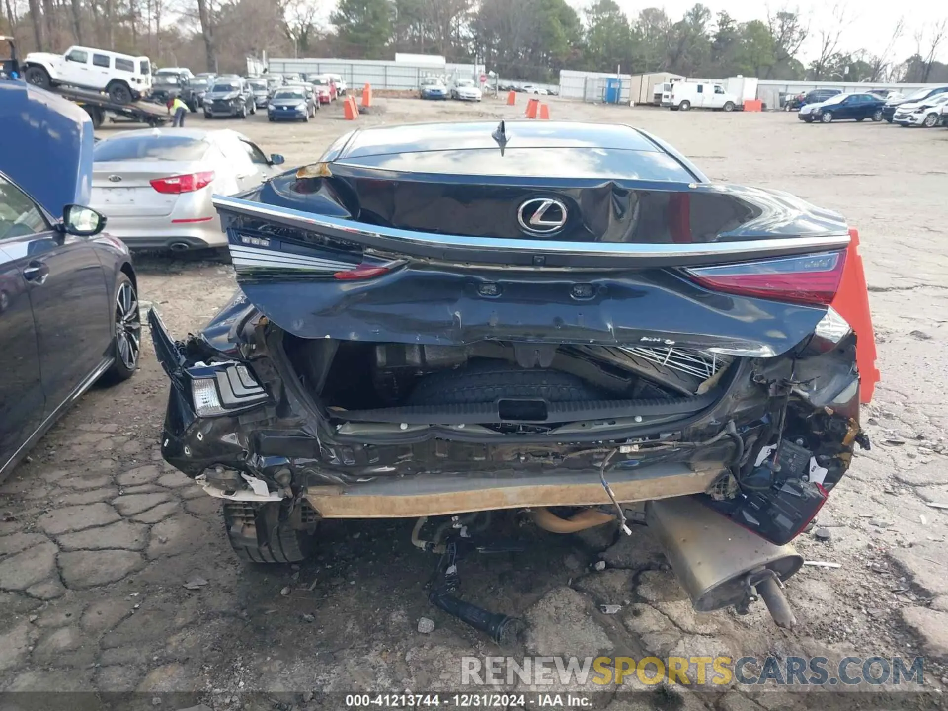 6 fotografías del automóvil dañado 58AD11D10MU003605 LEXUS ES 250 2021