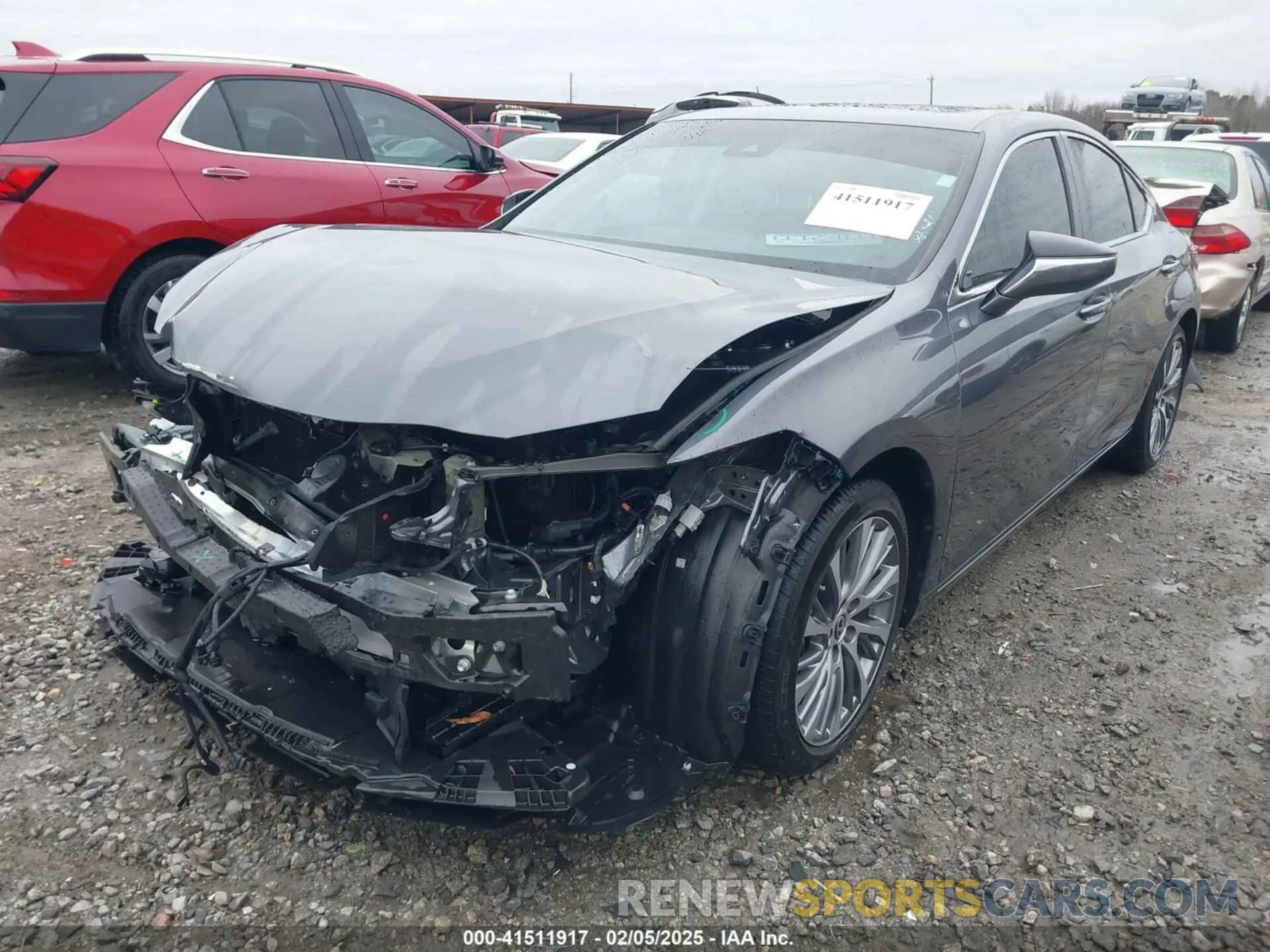 2 fotografías del automóvil dañado 58AD11D11MU002981 LEXUS ES 250 2021