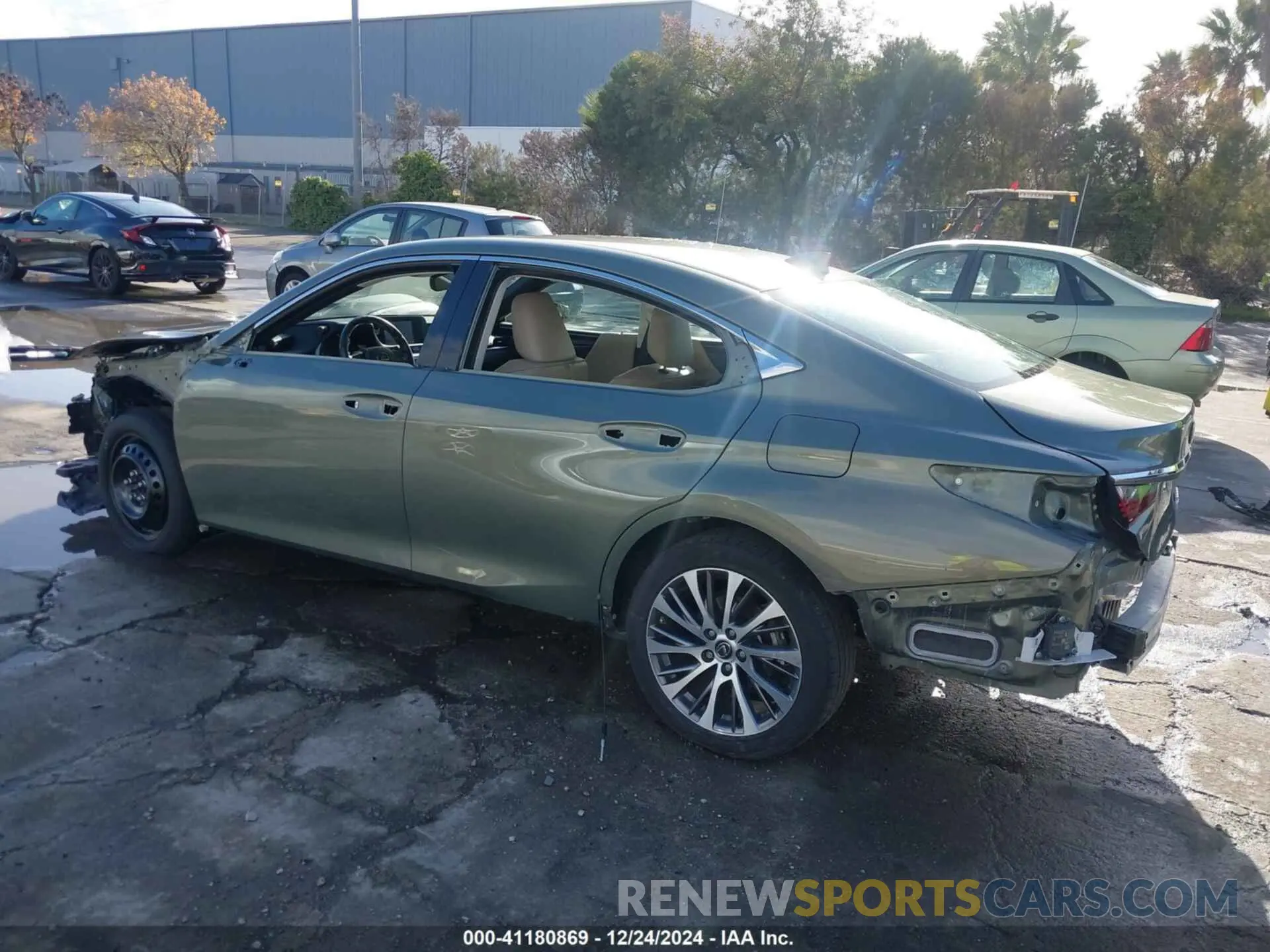 3 fotografías del automóvil dañado 58AD11D13MU004425 LEXUS ES 250 2021