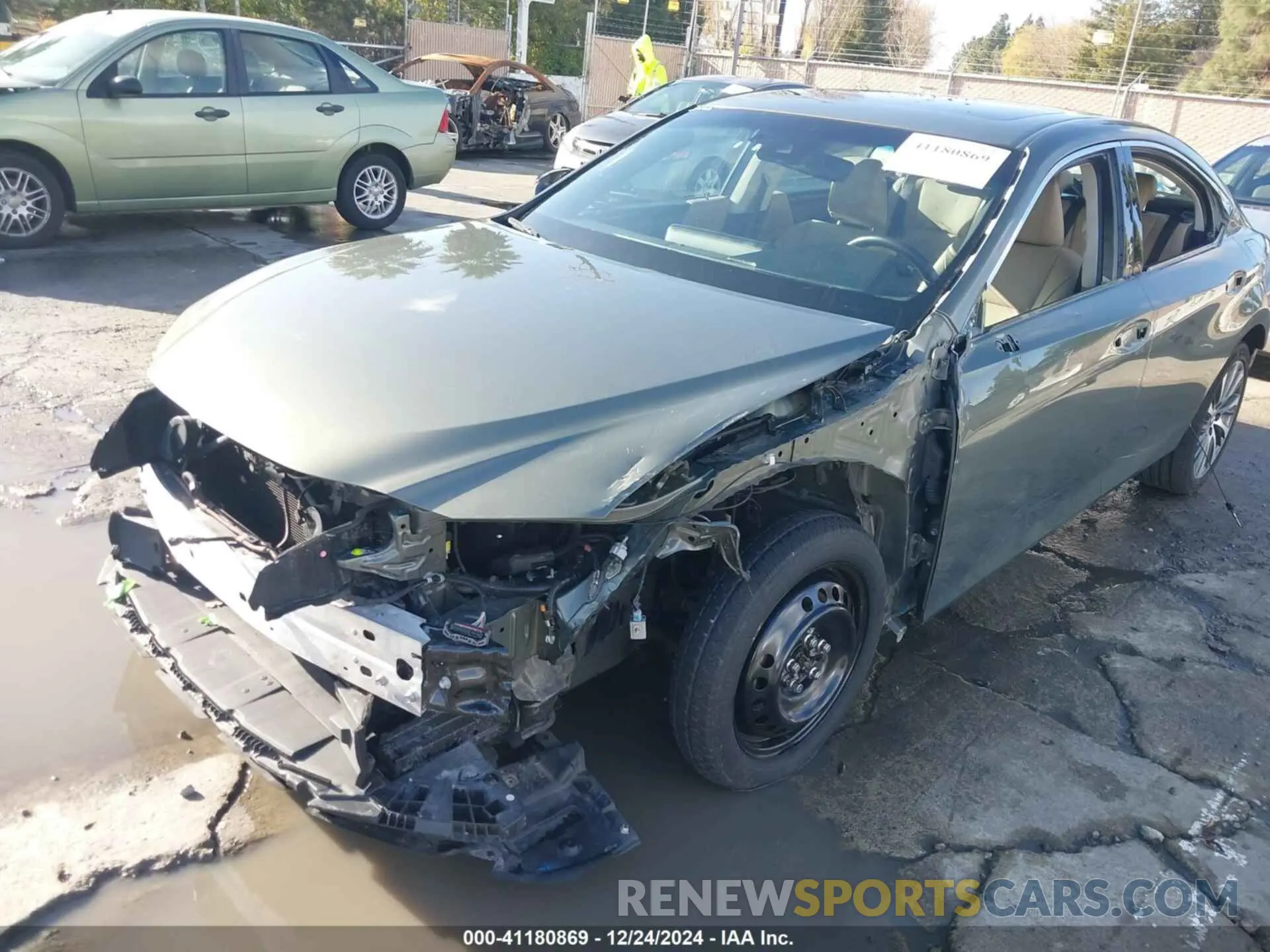 6 fotografías del automóvil dañado 58AD11D13MU004425 LEXUS ES 250 2021