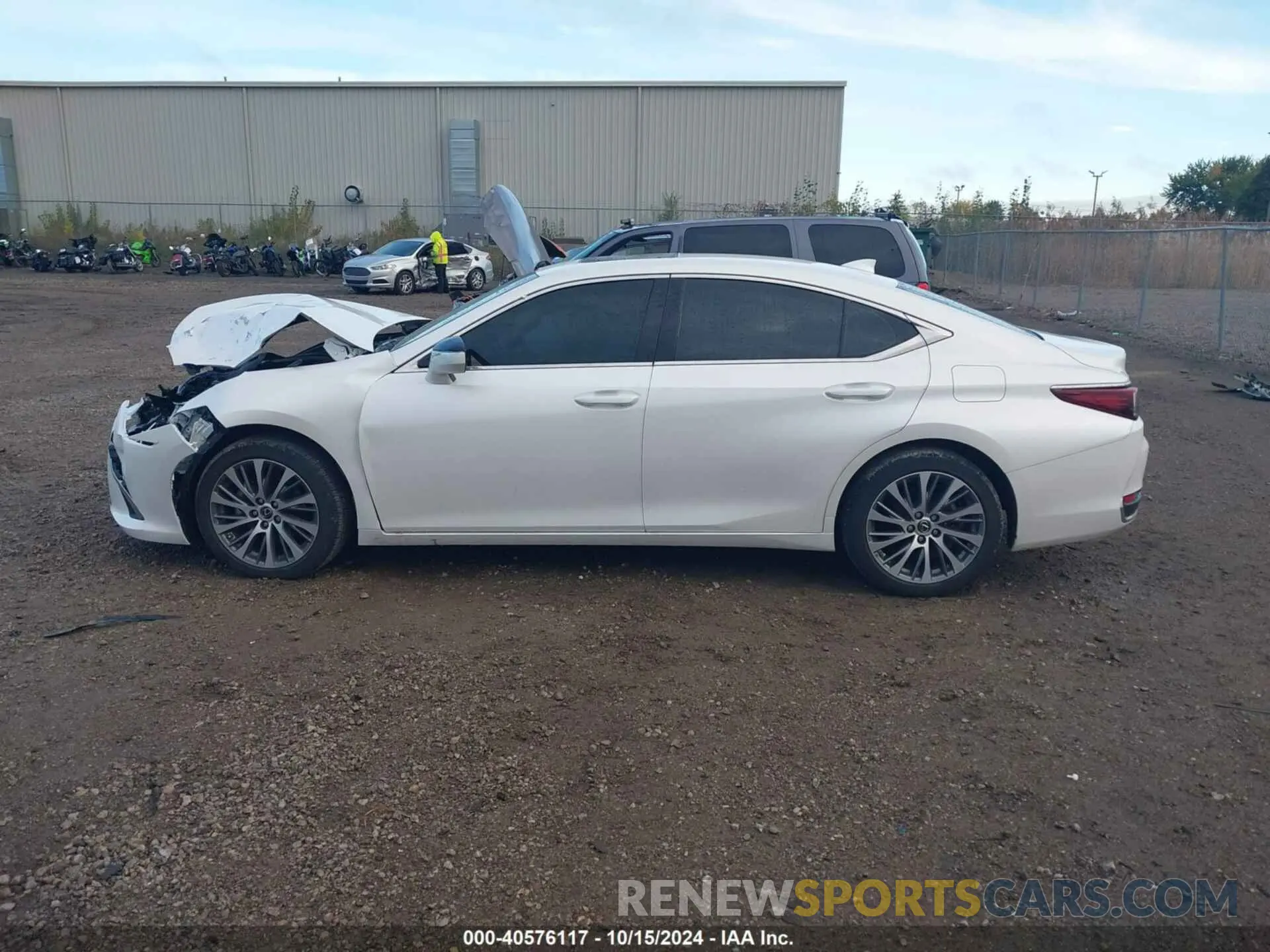 14 fotografías del automóvil dañado 58AD11D15MU008069 LEXUS ES 250 2021