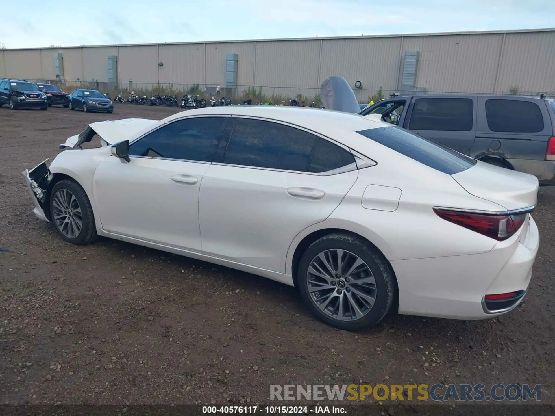 3 fotografías del automóvil dañado 58AD11D15MU008069 LEXUS ES 250 2021