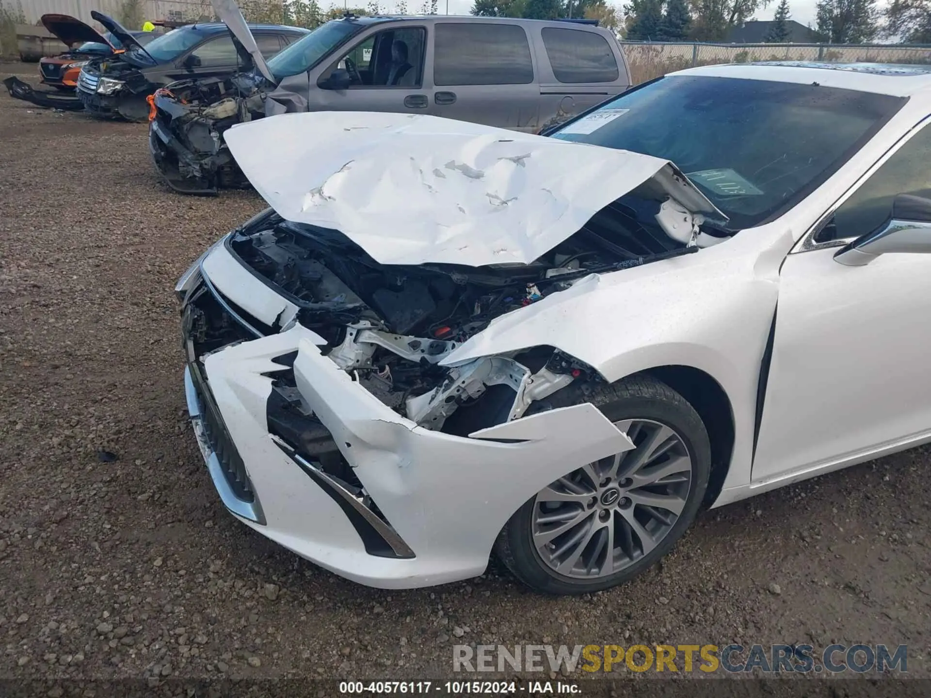 6 fotografías del automóvil dañado 58AD11D15MU008069 LEXUS ES 250 2021
