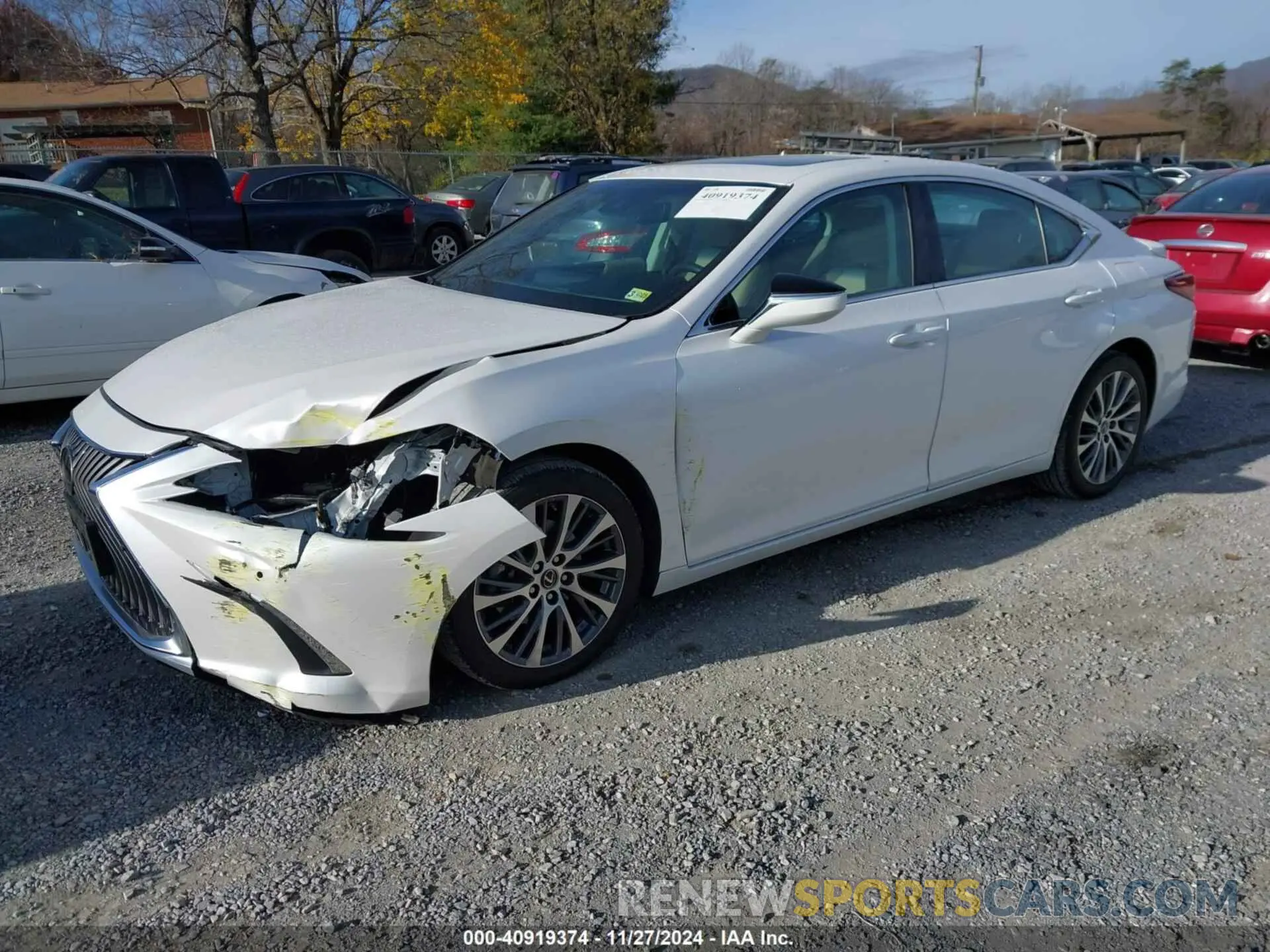 2 fotografías del automóvil dañado 58AD11D1XMU006169 LEXUS ES 250 2021