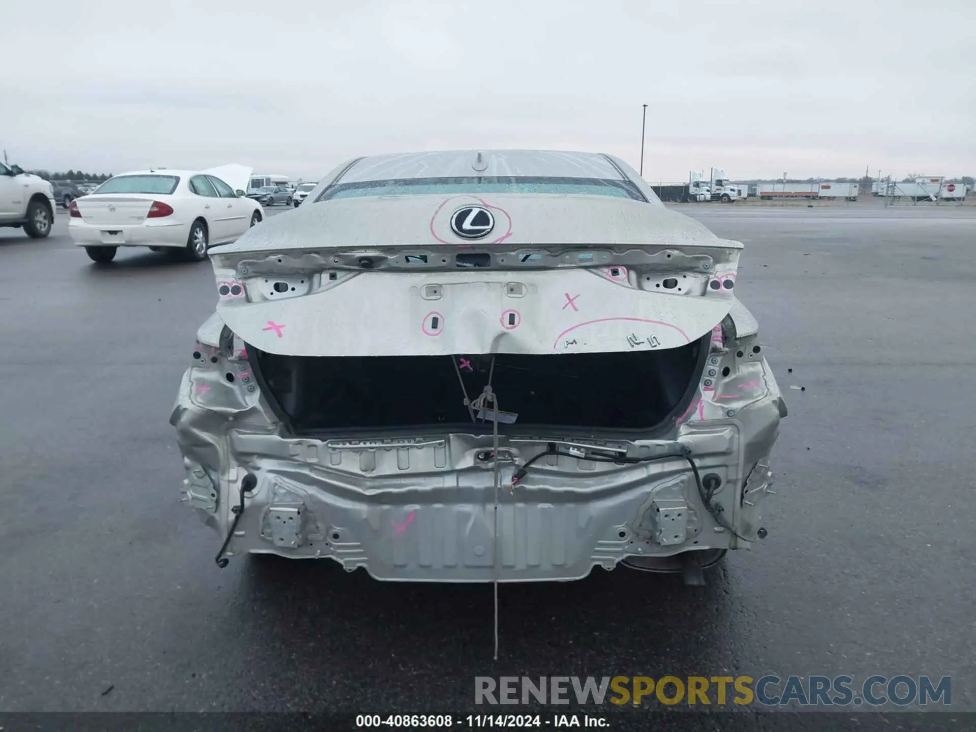 16 fotografías del automóvil dañado 58AE11D19NU008842 LEXUS ES 250 2022