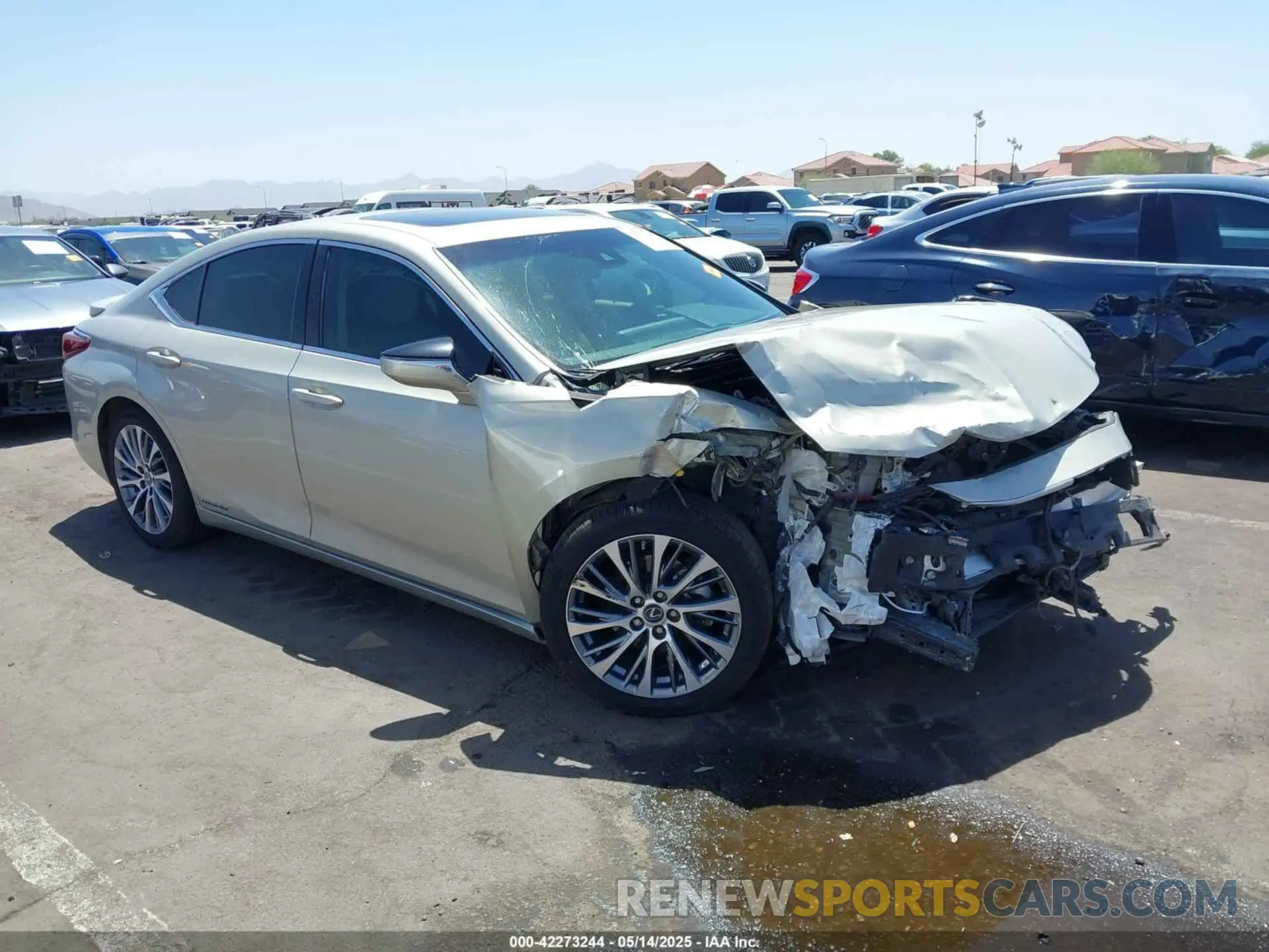 1 fotografías del automóvil dañado 58AB21B15KU002342 LEXUS ES 300H 2019
