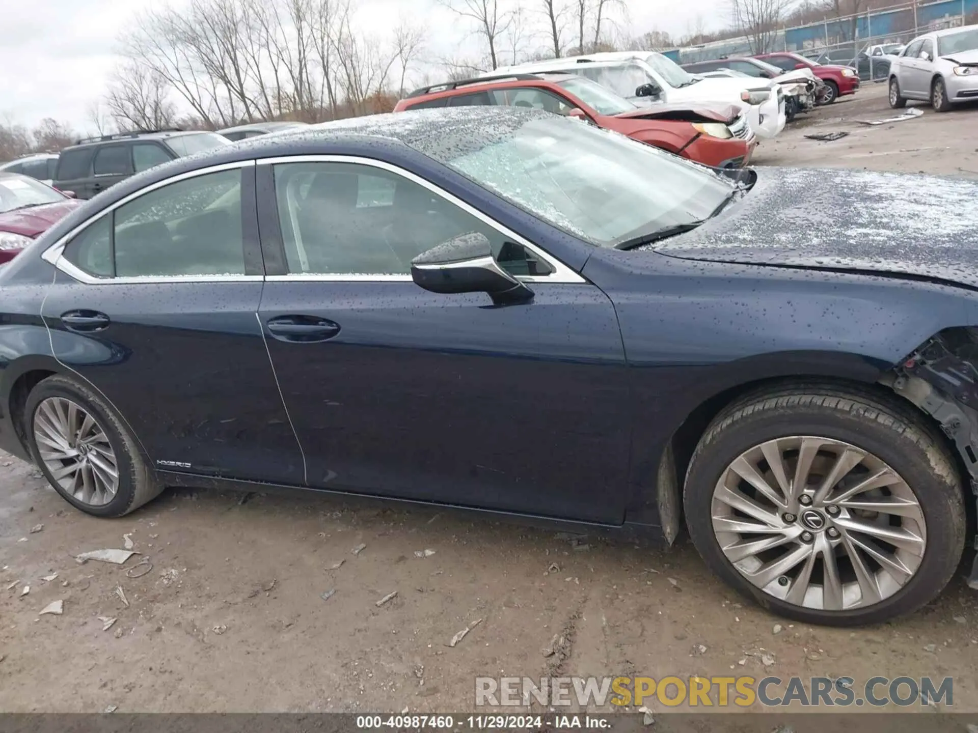 13 fotografías del automóvil dañado JTHB21B11K2003557 LEXUS ES 300H 2019