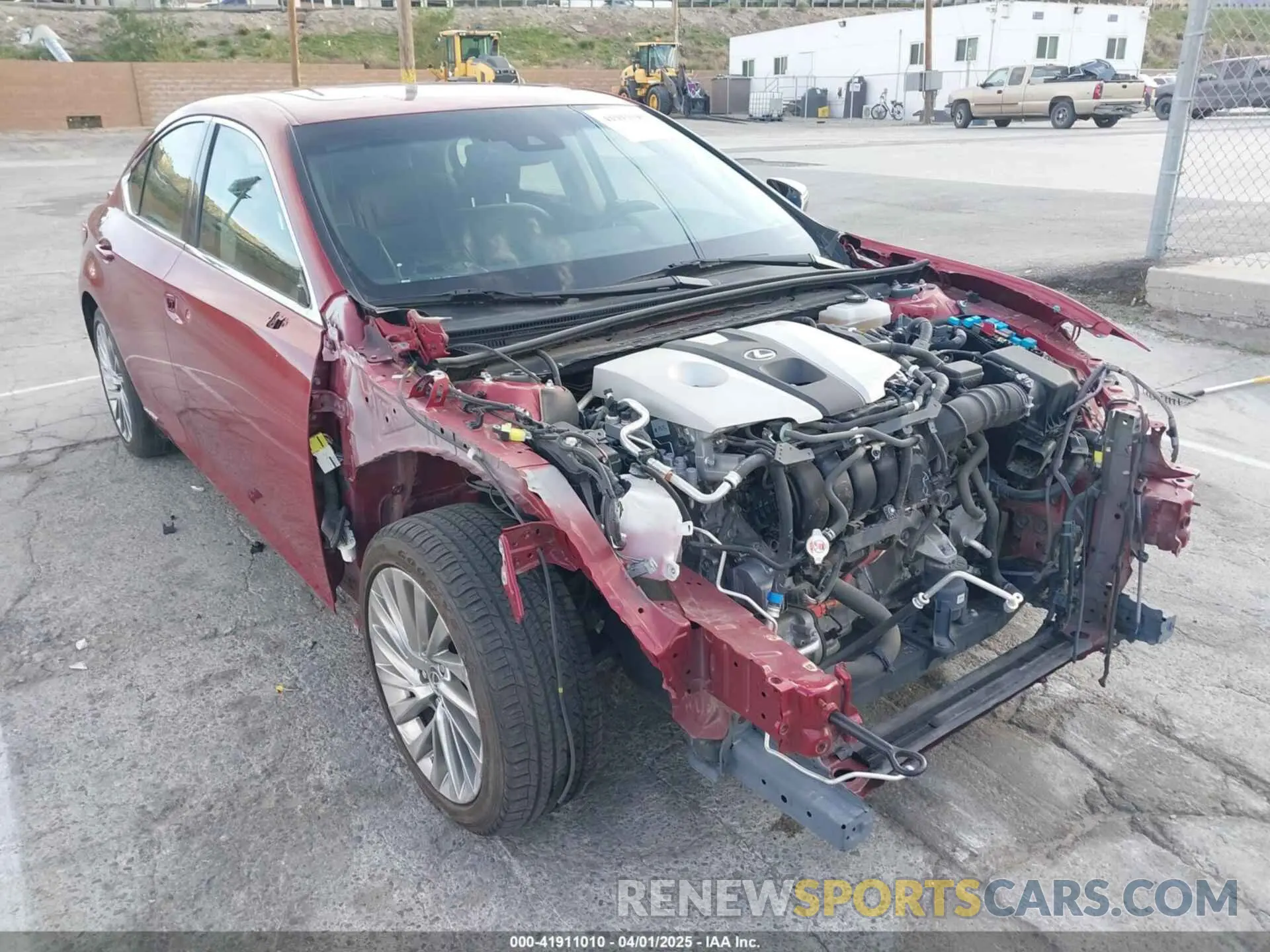 1 fotografías del automóvil dañado JTHB21B11K2015496 LEXUS ES 300H 2019