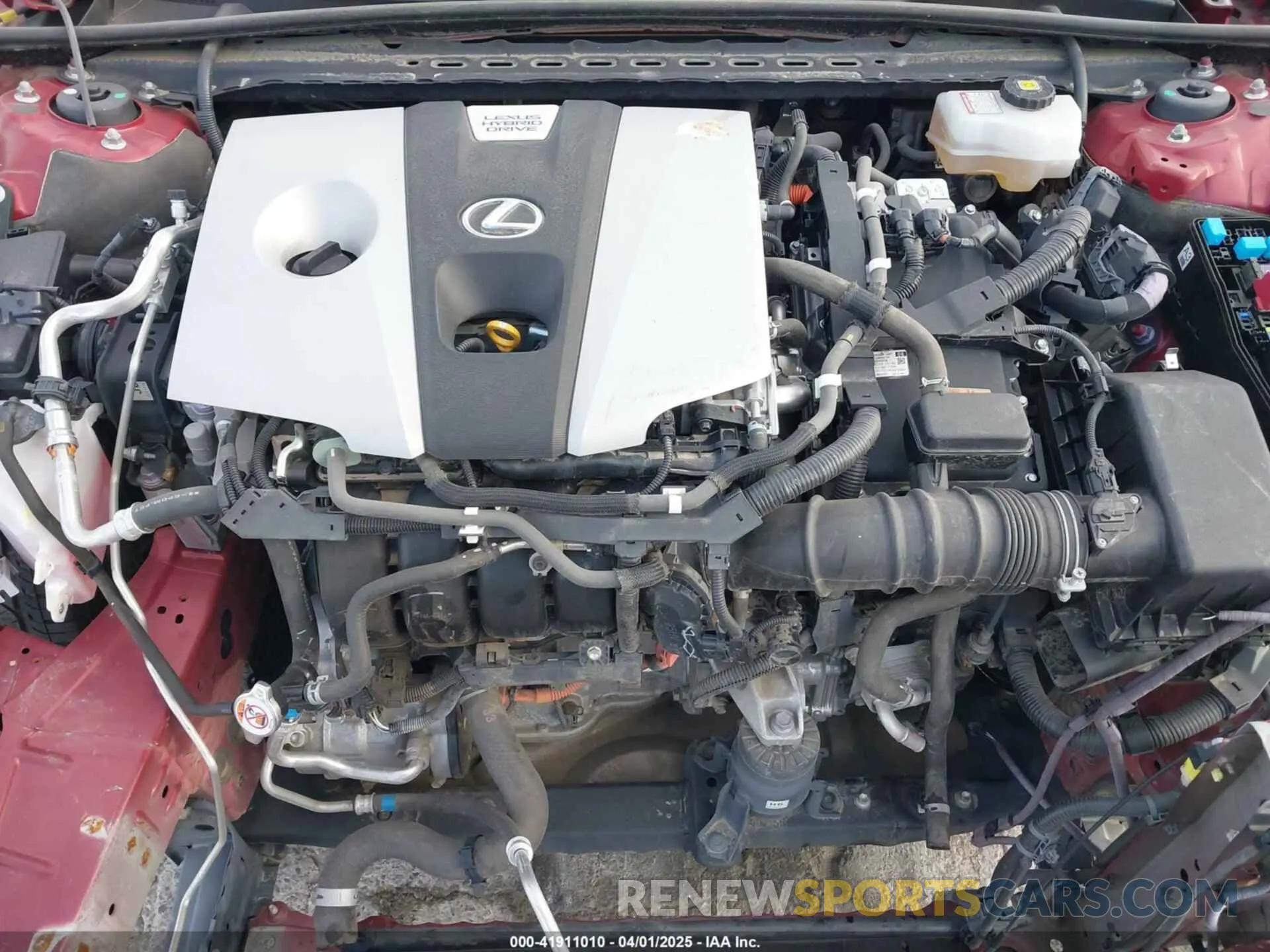 10 fotografías del automóvil dañado JTHB21B11K2015496 LEXUS ES 300H 2019
