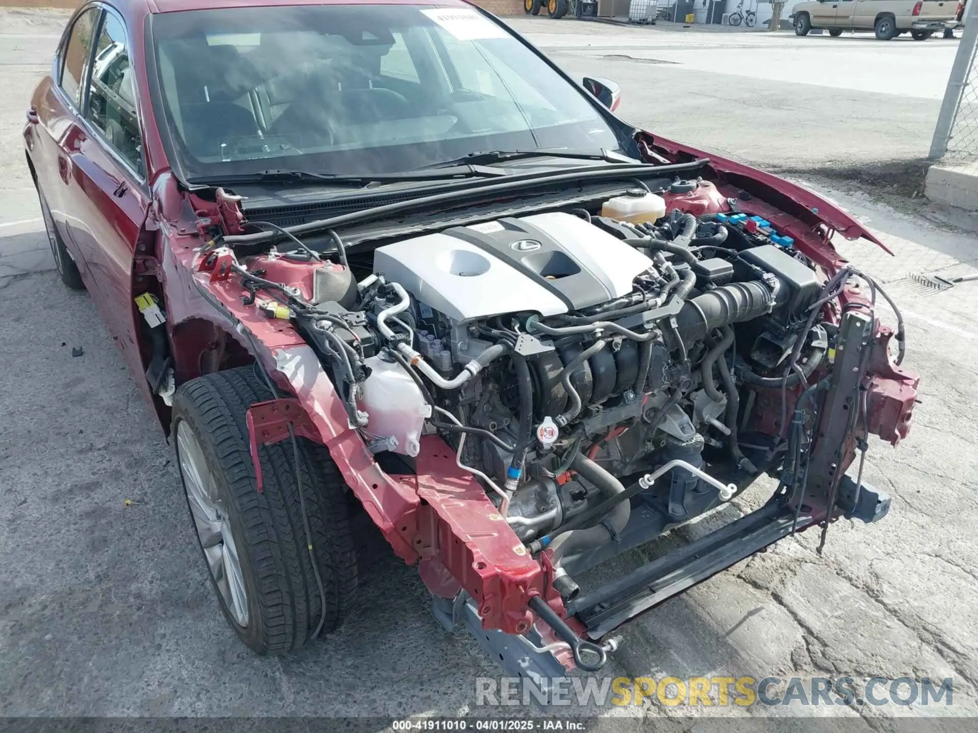6 fotografías del automóvil dañado JTHB21B11K2015496 LEXUS ES 300H 2019