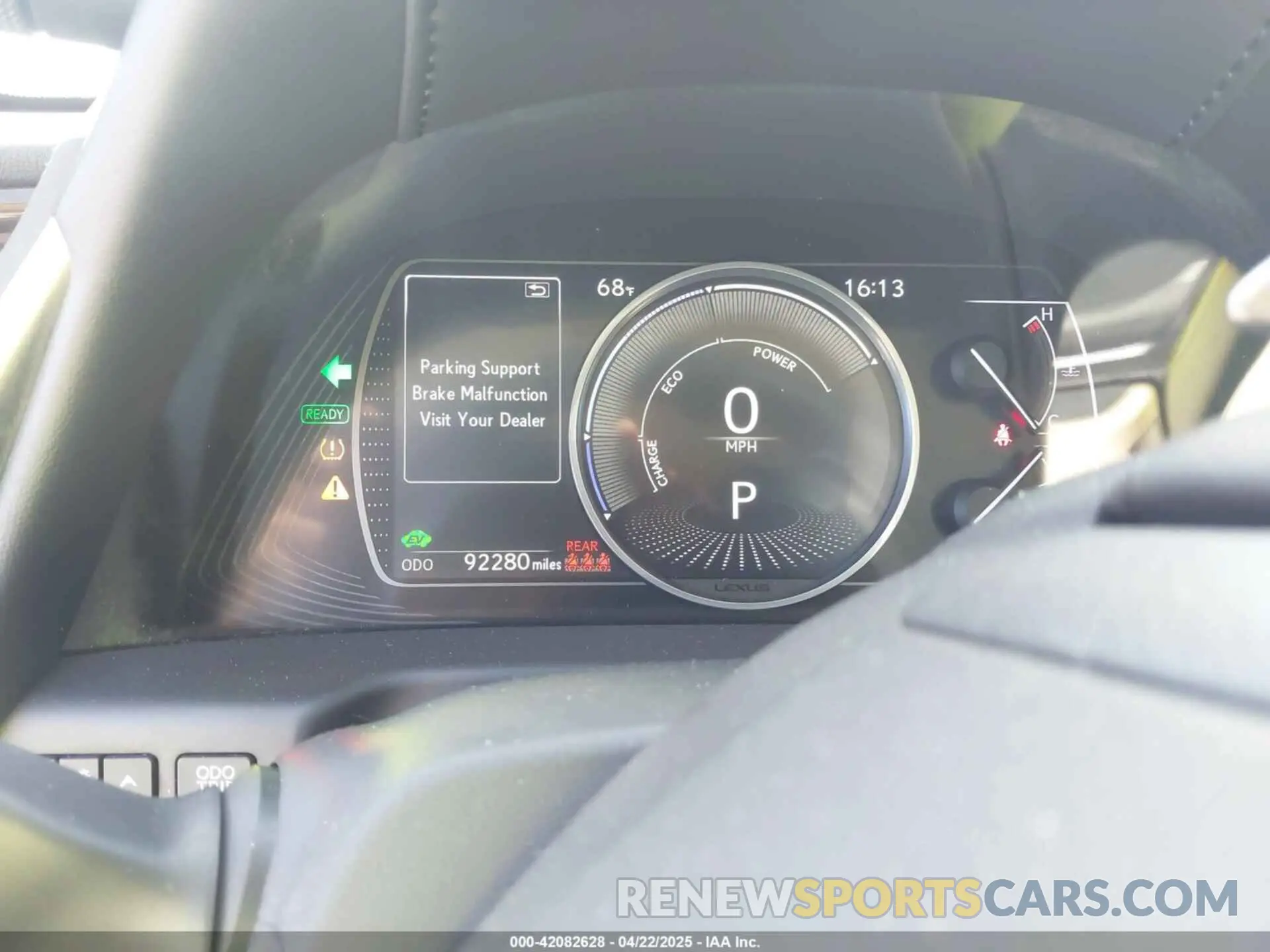 7 fotografías del automóvil dañado JTHB21B11K2024098 LEXUS ES 300H 2019