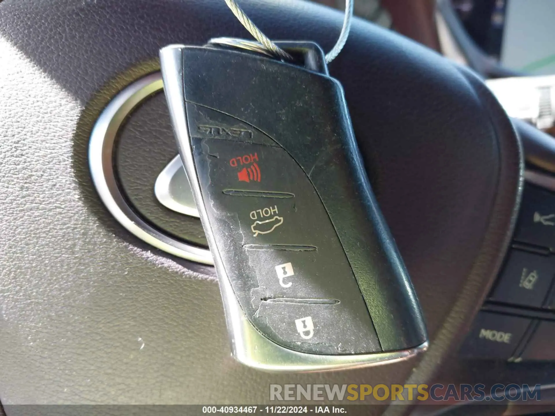 11 fotografías del automóvil dañado JTHB21B15K2002072 LEXUS ES 300H 2019