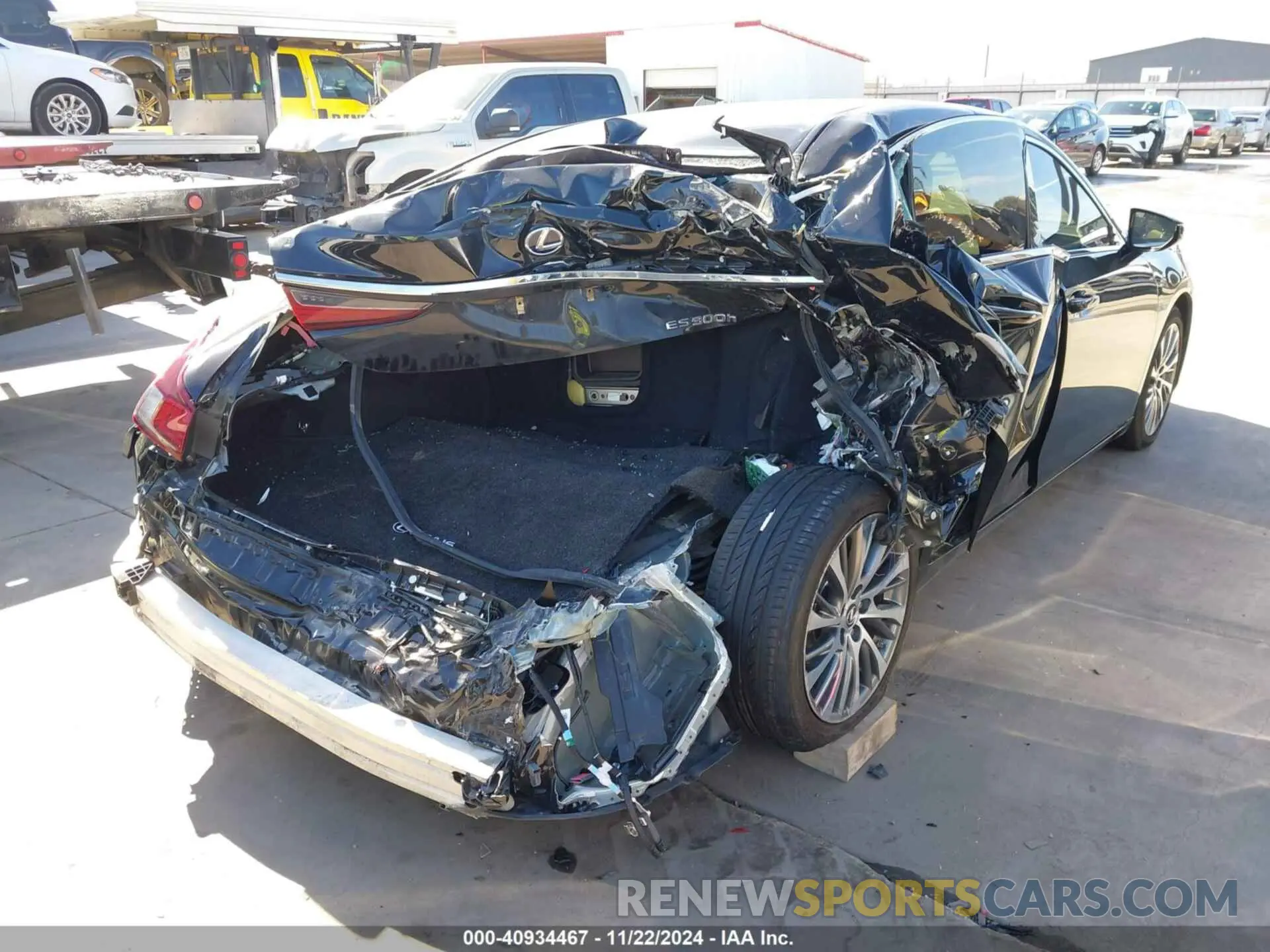 6 fotografías del automóvil dañado JTHB21B15K2002072 LEXUS ES 300H 2019