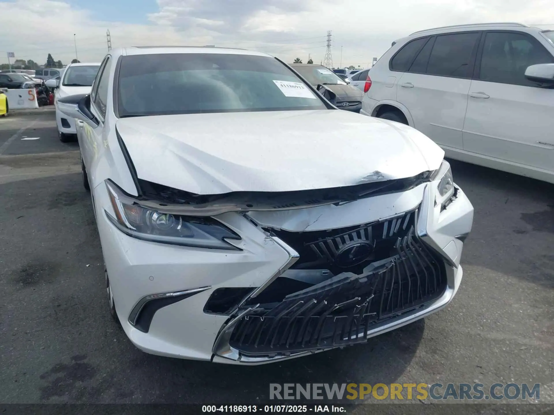 6 fotografías del automóvil dañado JTHB21B17K2042654 LEXUS ES 300H 2019