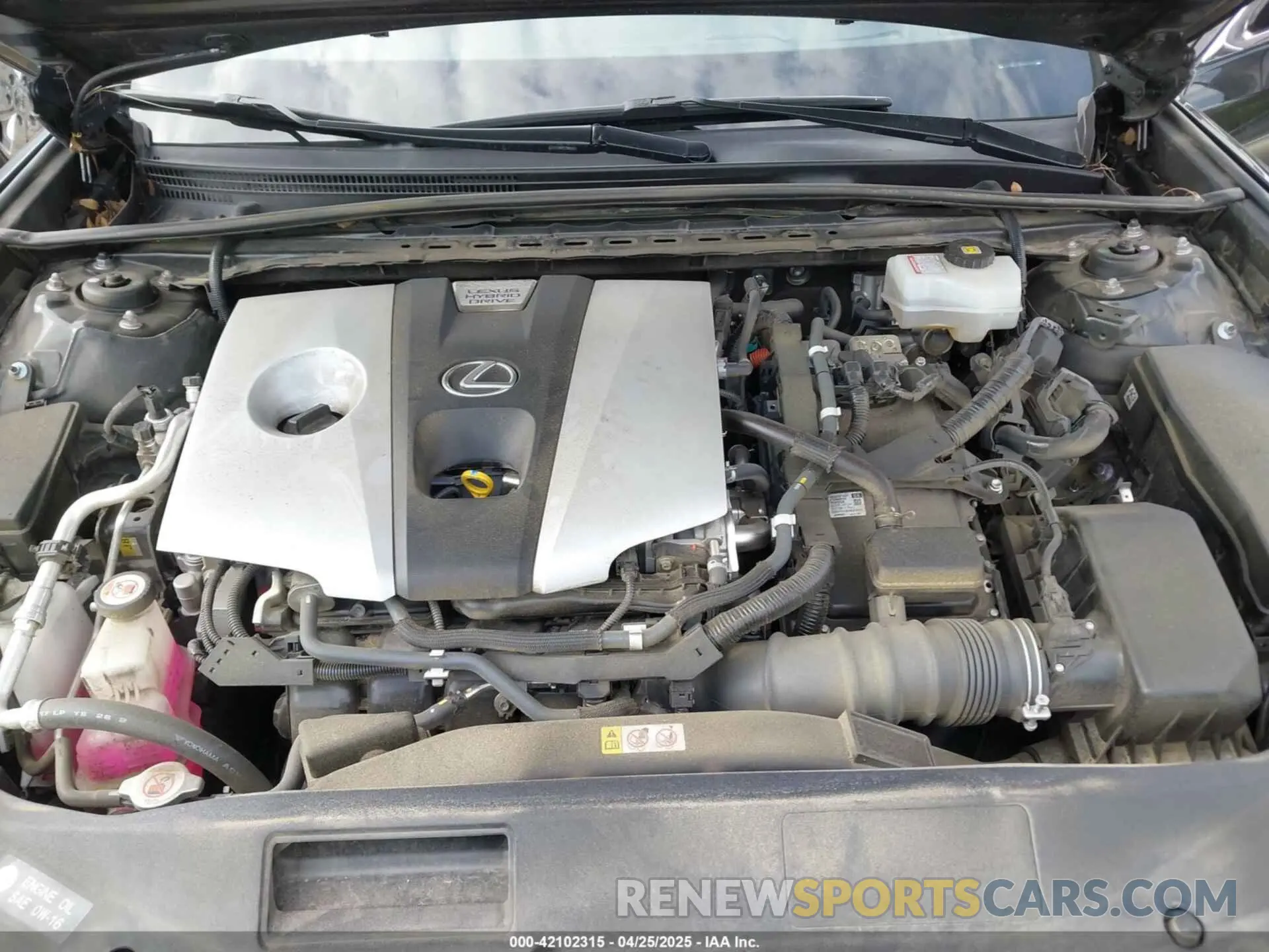 10 fotografías del automóvil dañado JTHB21B18K2024051 LEXUS ES 300H 2019
