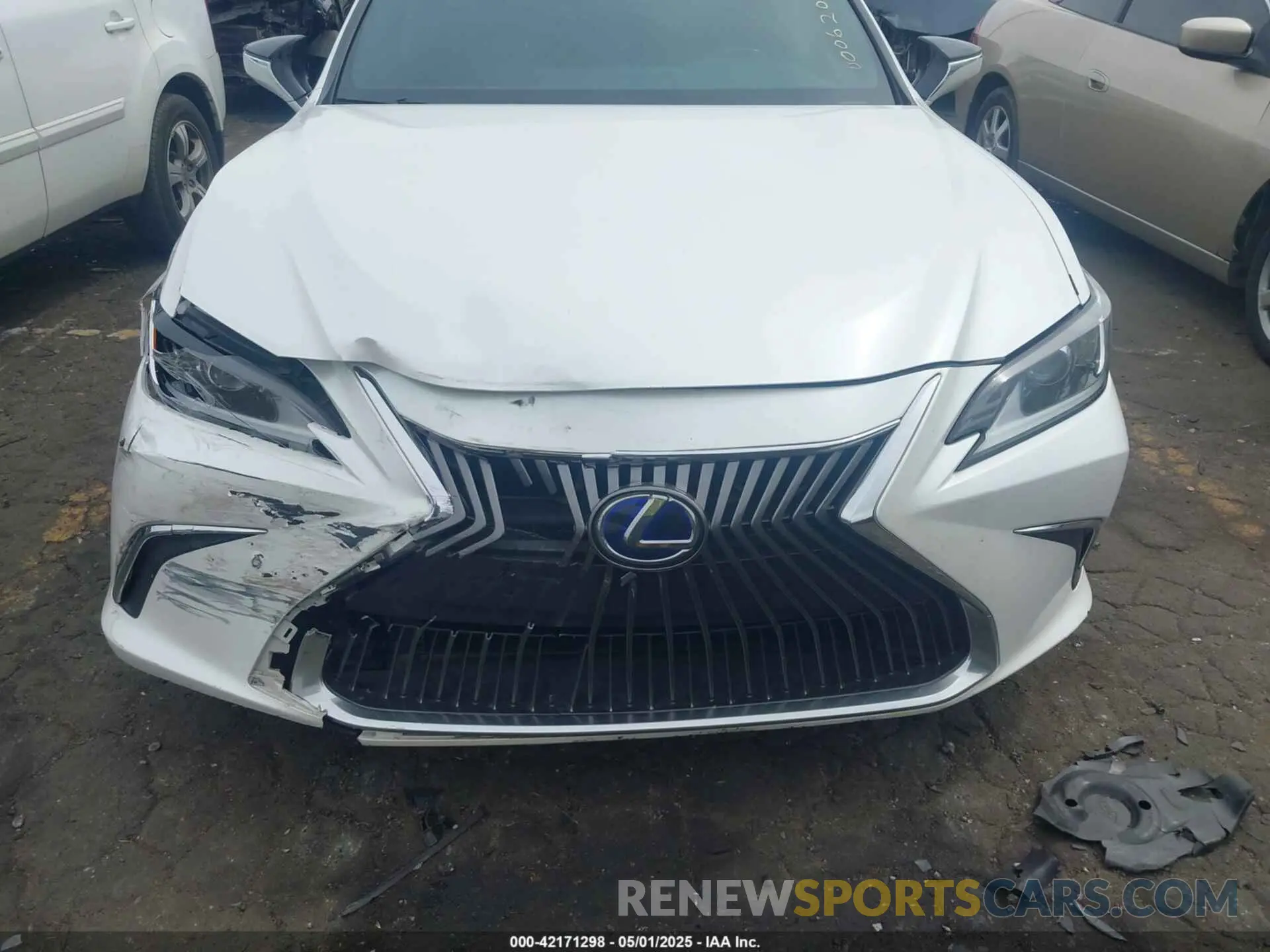6 fotografías del automóvil dañado 58AC21B10LU006207 LEXUS ES 300H 2020