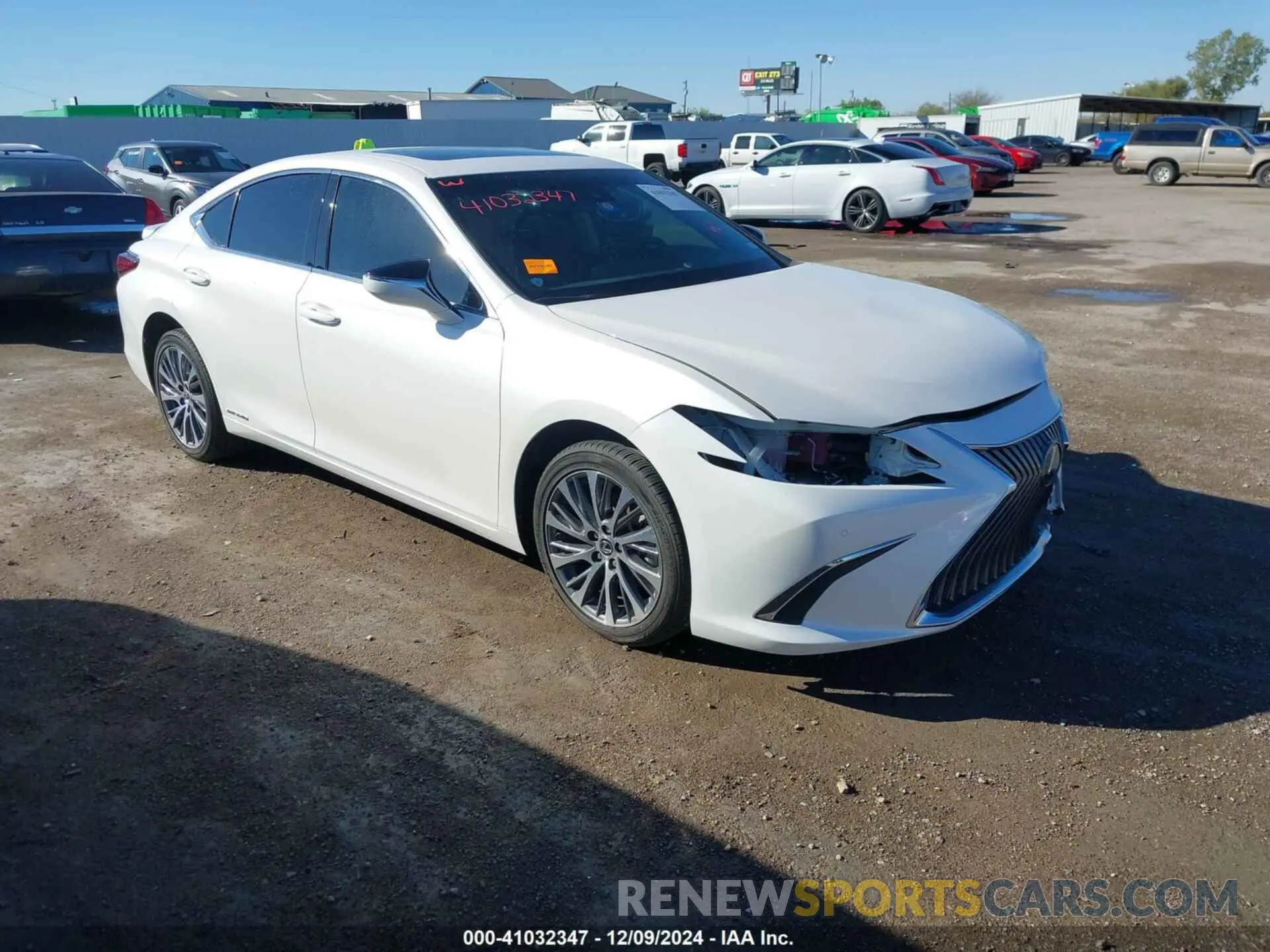 1 fotografías del automóvil dañado 58AD21B13LU012314 LEXUS ES 300H 2020