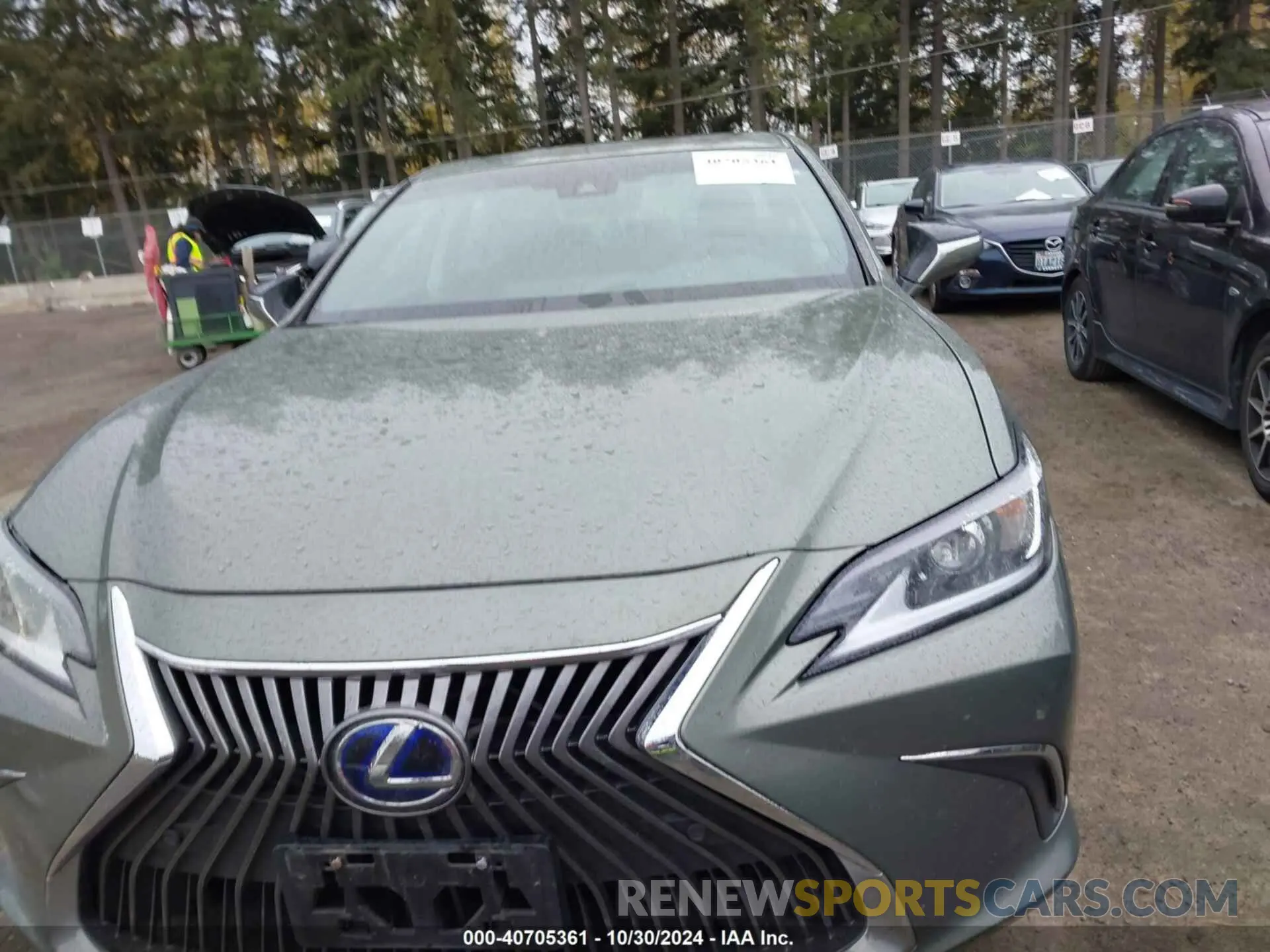 12 fotografías del automóvil dañado 58AD21B1XLU008776 LEXUS ES 300H 2020