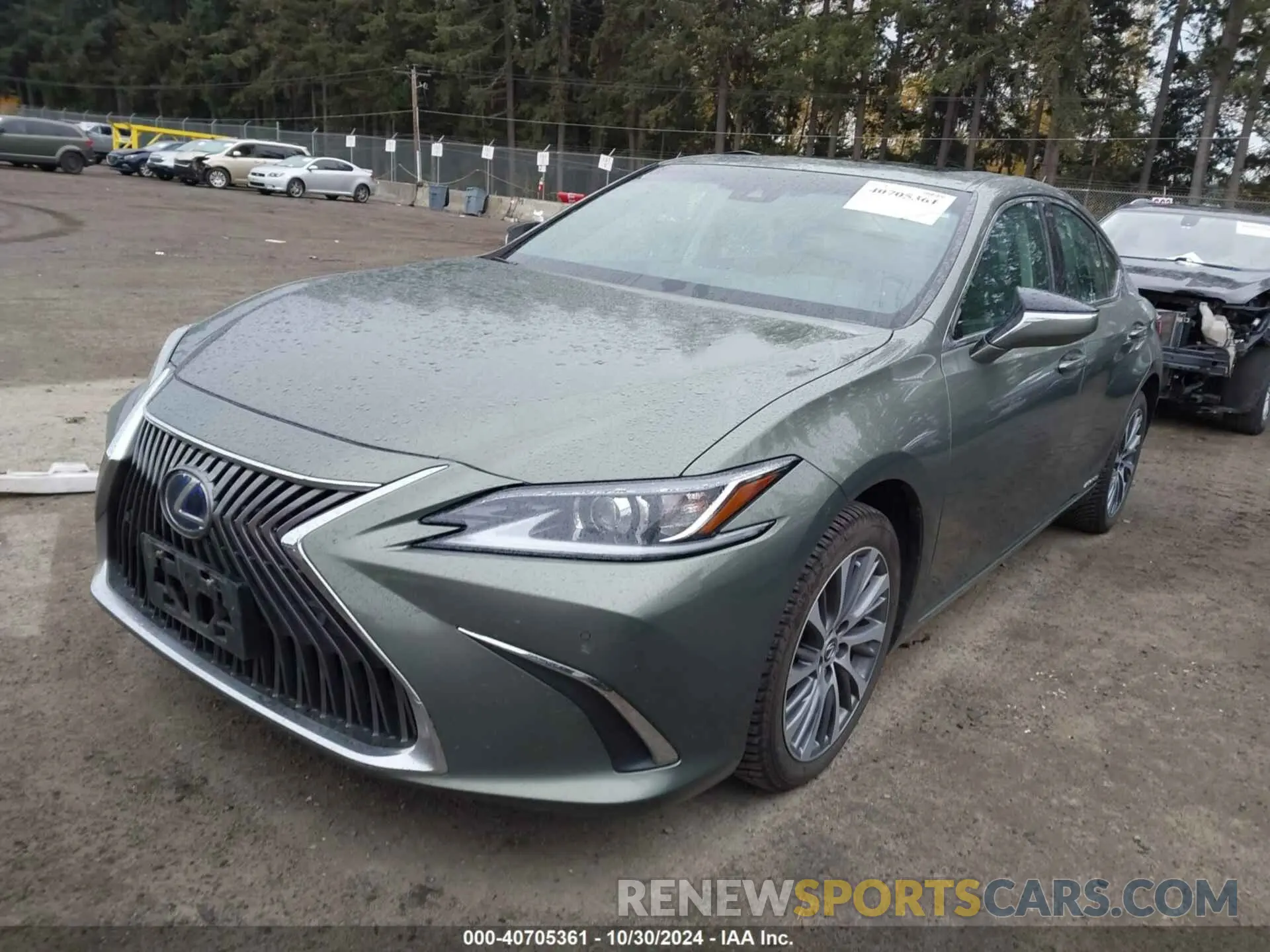 2 fotografías del automóvil dañado 58AD21B1XLU008776 LEXUS ES 300H 2020
