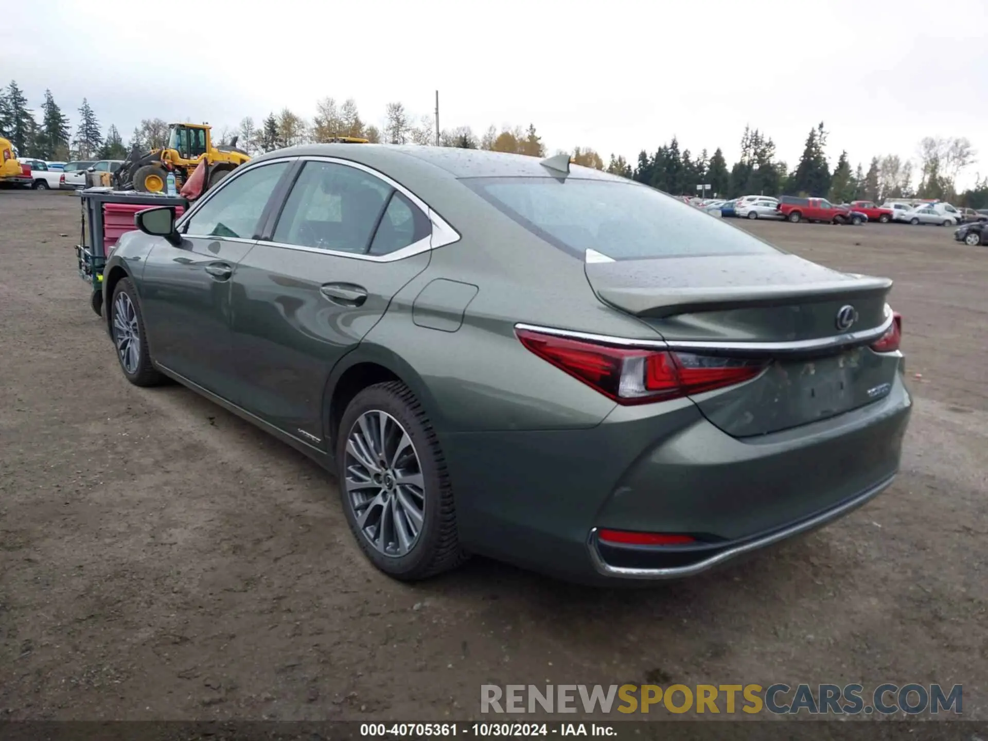3 fotografías del automóvil dañado 58AD21B1XLU008776 LEXUS ES 300H 2020