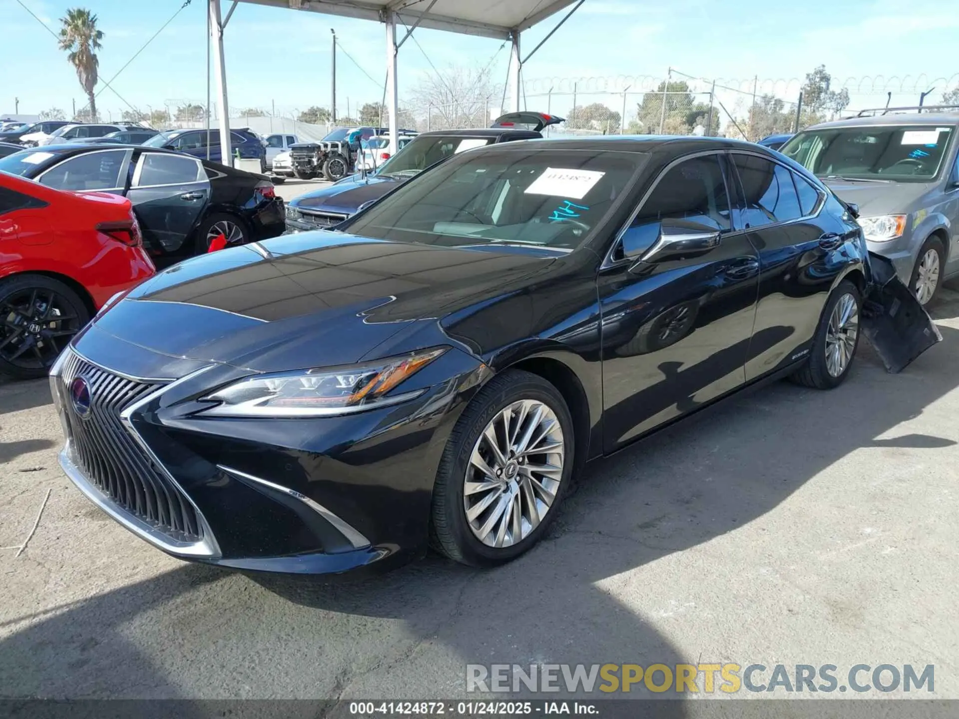 2 fotografías del automóvil dañado 58AE21B17LU012367 LEXUS ES 300H 2020