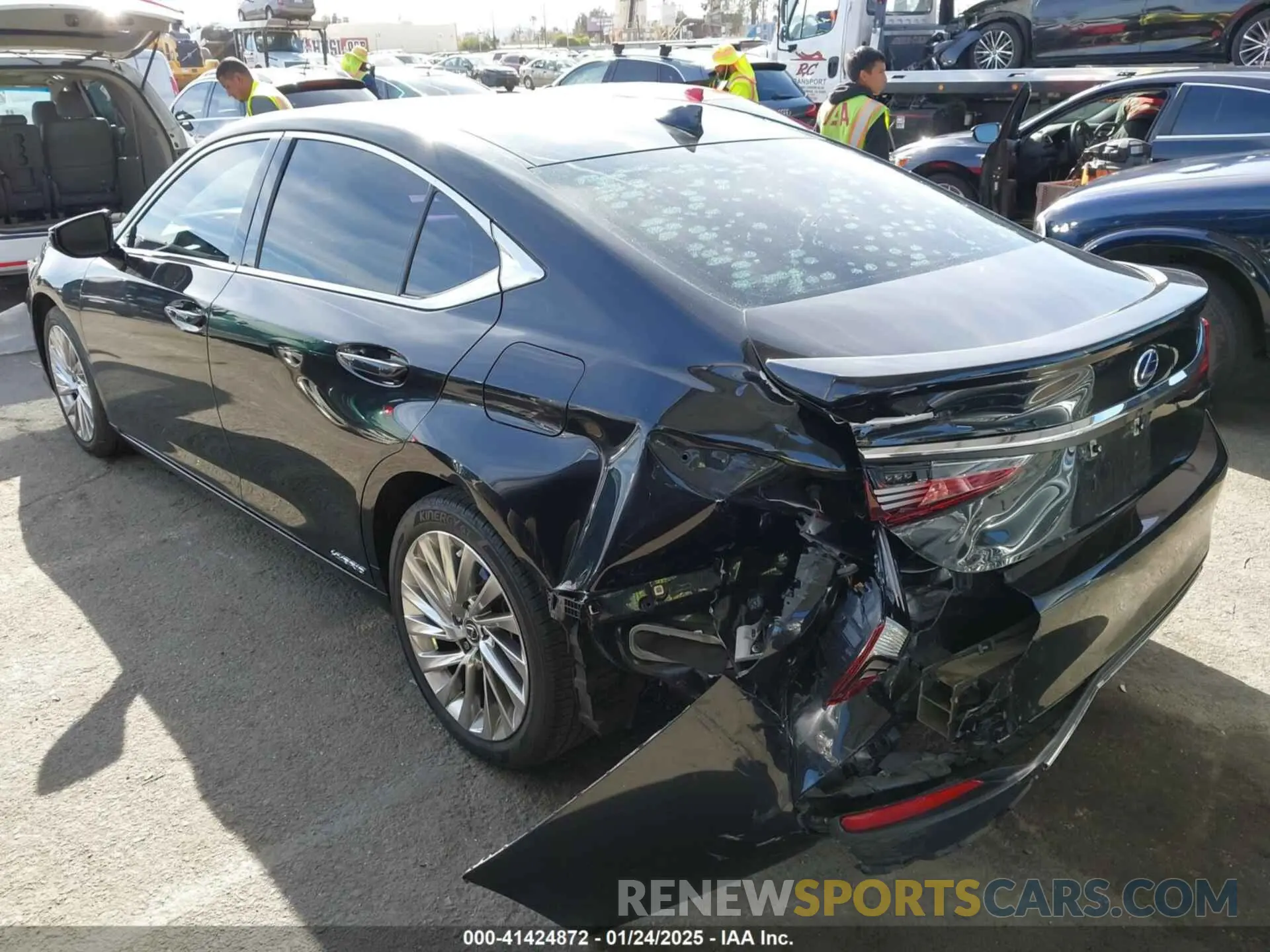 3 fotografías del automóvil dañado 58AE21B17LU012367 LEXUS ES 300H 2020