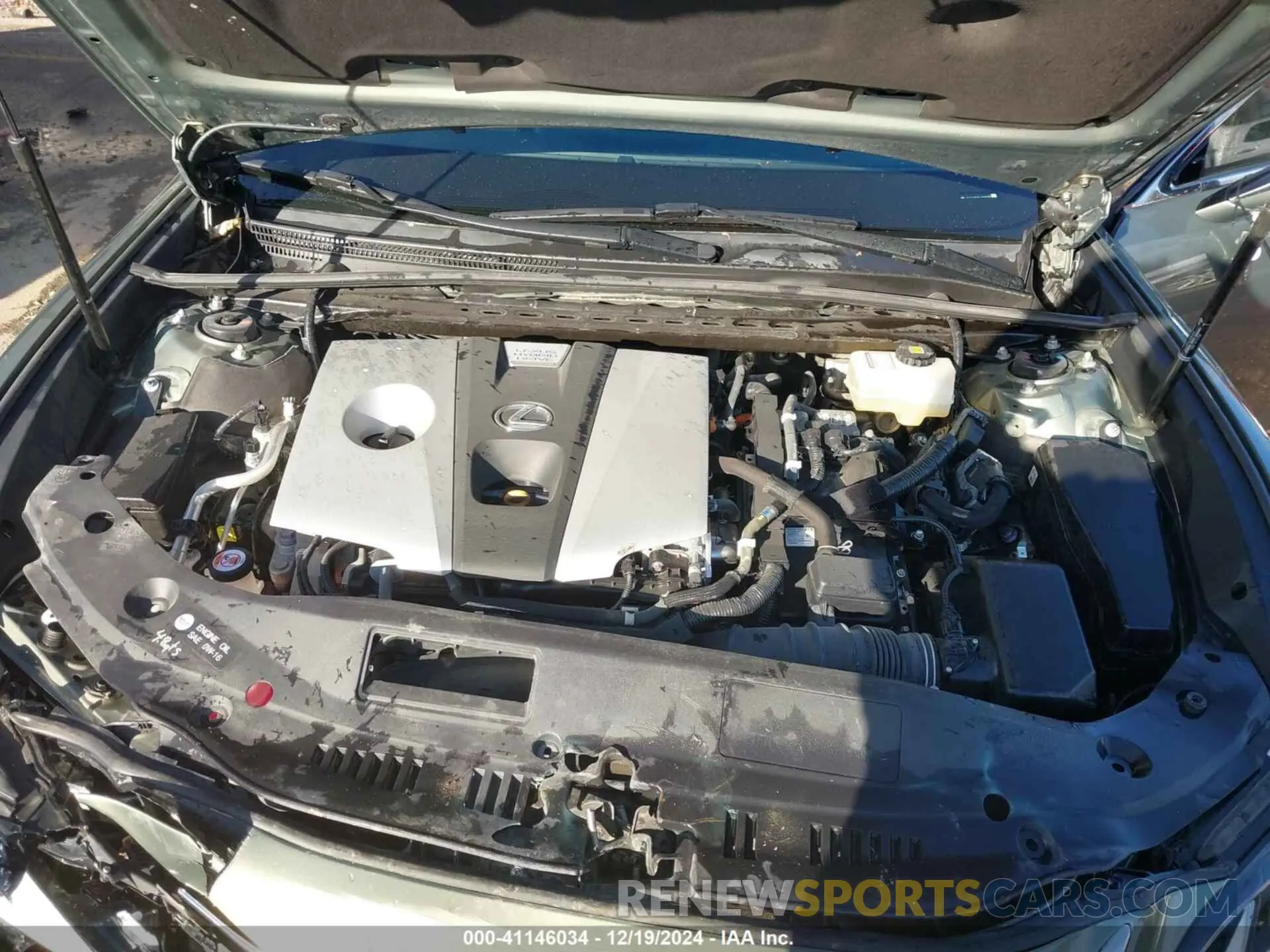 10 fotografías del automóvil dañado 58AE21B19LU008286 LEXUS ES 300H 2020