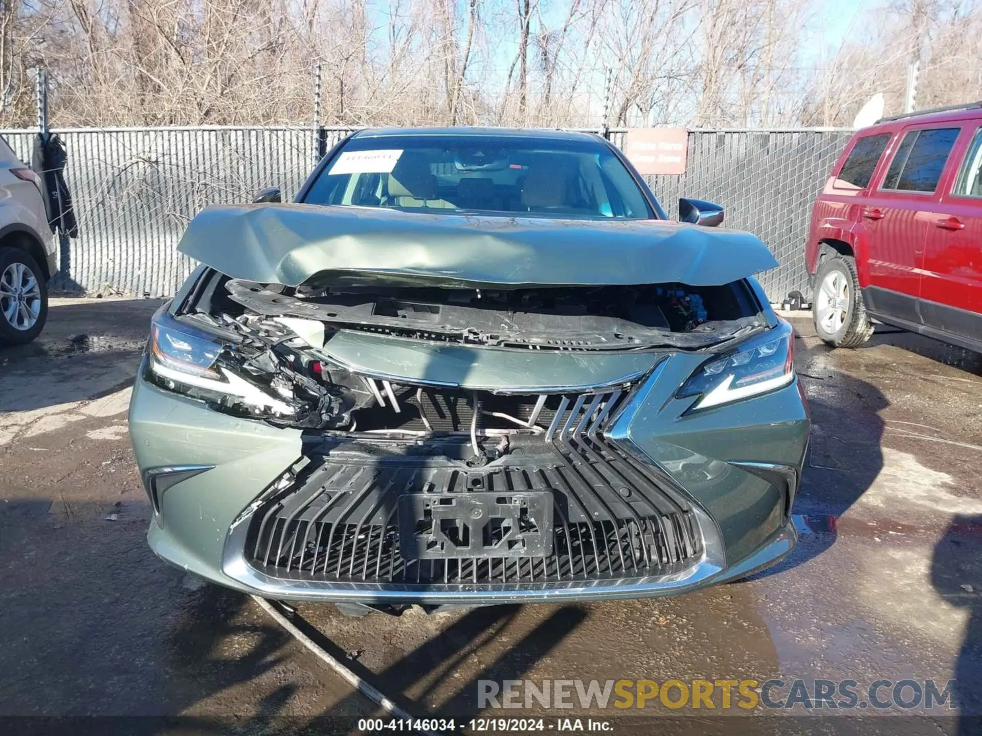 12 fotografías del automóvil dañado 58AE21B19LU008286 LEXUS ES 300H 2020