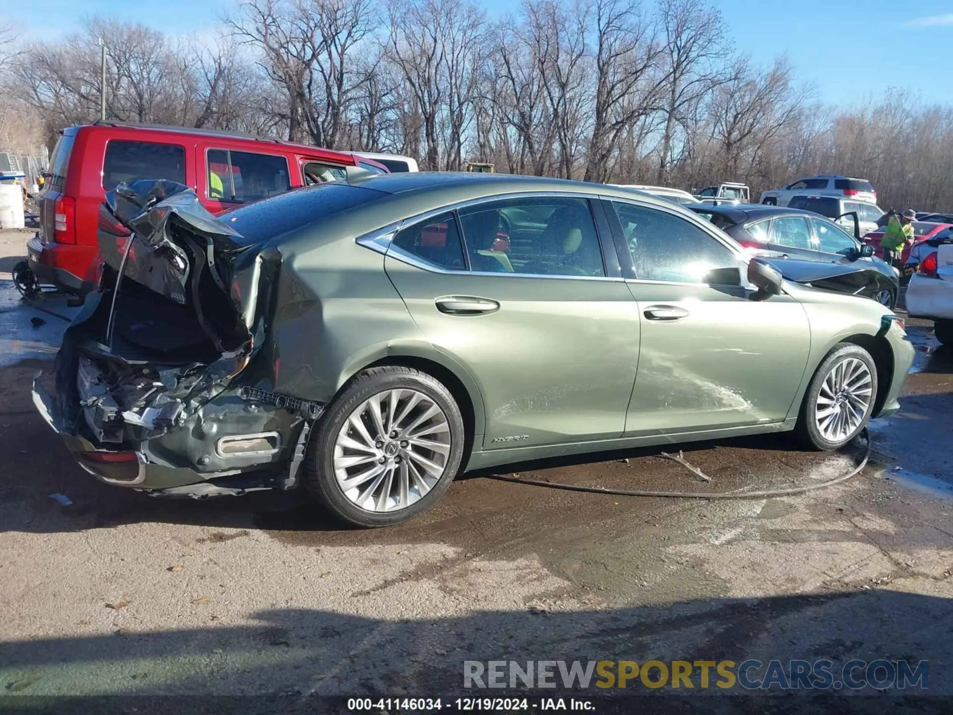 13 fotografías del automóvil dañado 58AE21B19LU008286 LEXUS ES 300H 2020