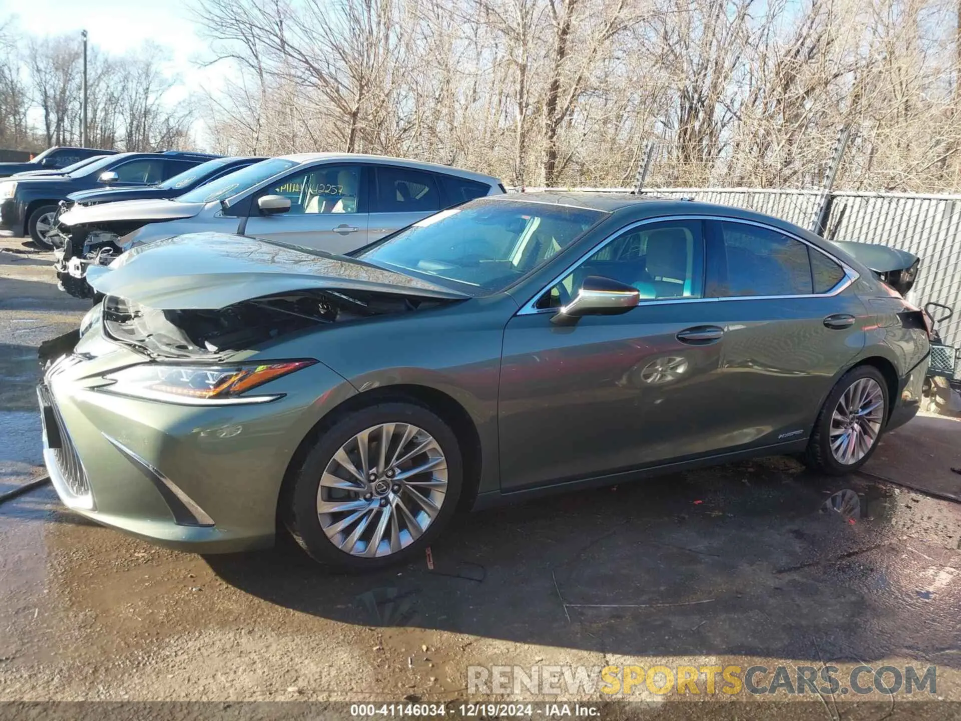 14 fotografías del automóvil dañado 58AE21B19LU008286 LEXUS ES 300H 2020