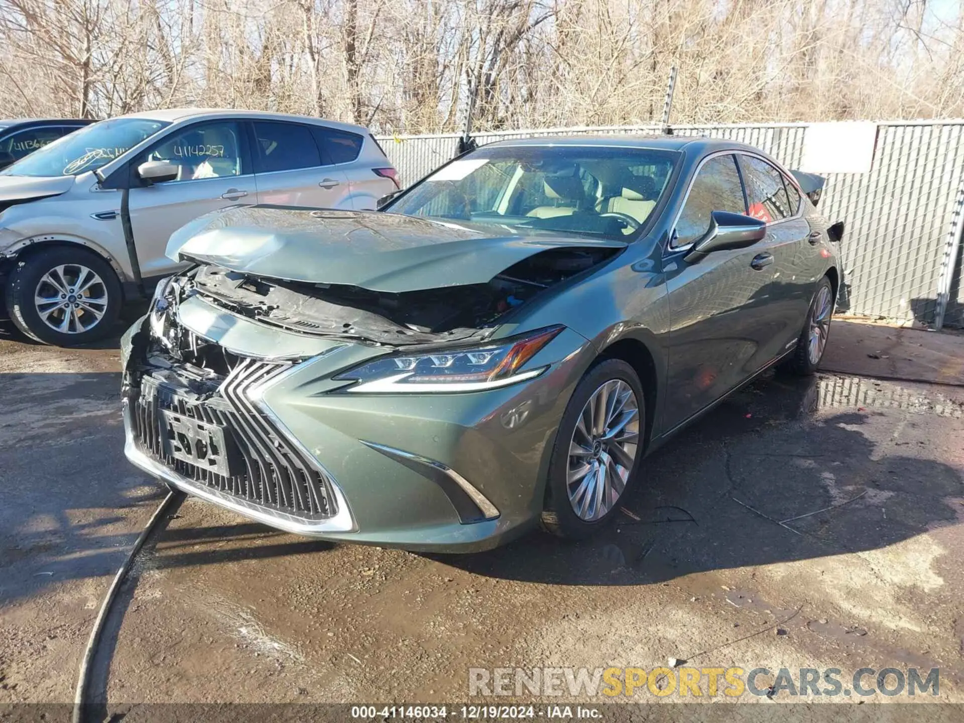 2 fotografías del automóvil dañado 58AE21B19LU008286 LEXUS ES 300H 2020