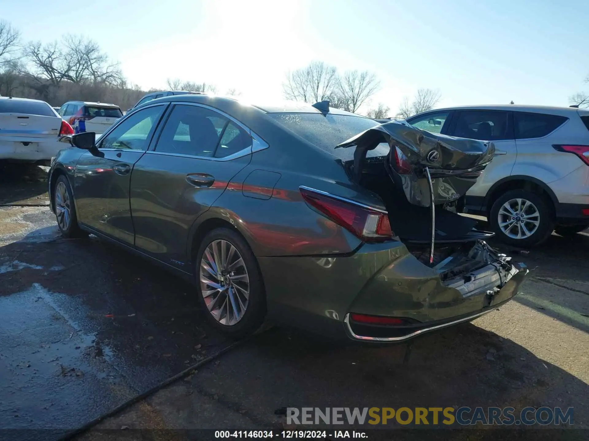 3 fotografías del automóvil dañado 58AE21B19LU008286 LEXUS ES 300H 2020