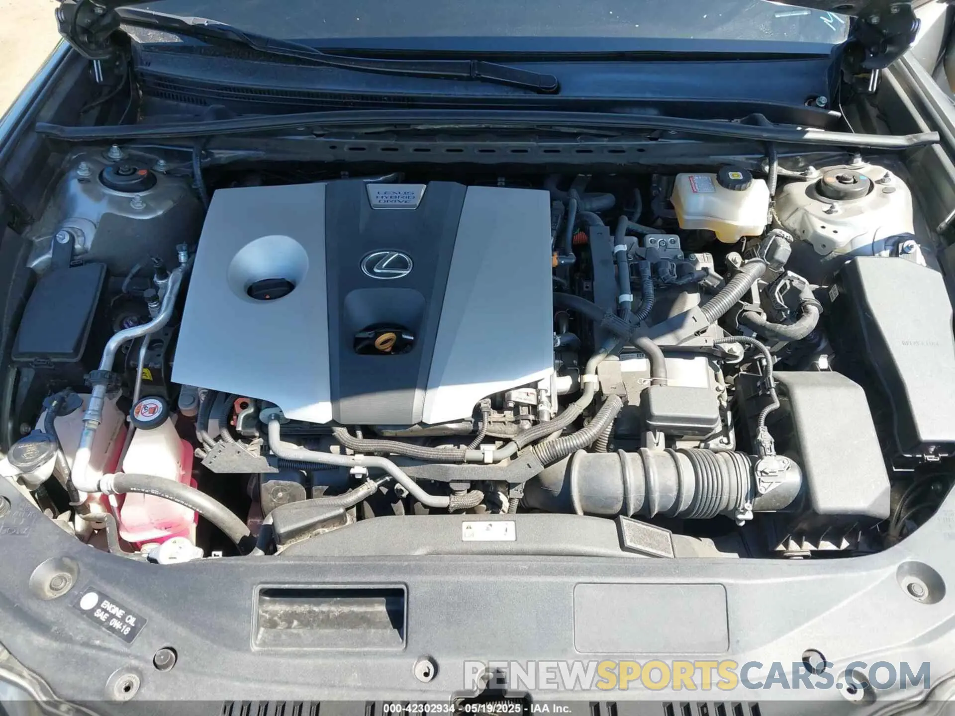 10 fotografías del automóvil dañado 58ACA1C1XMU007576 LEXUS ES 300H 2021