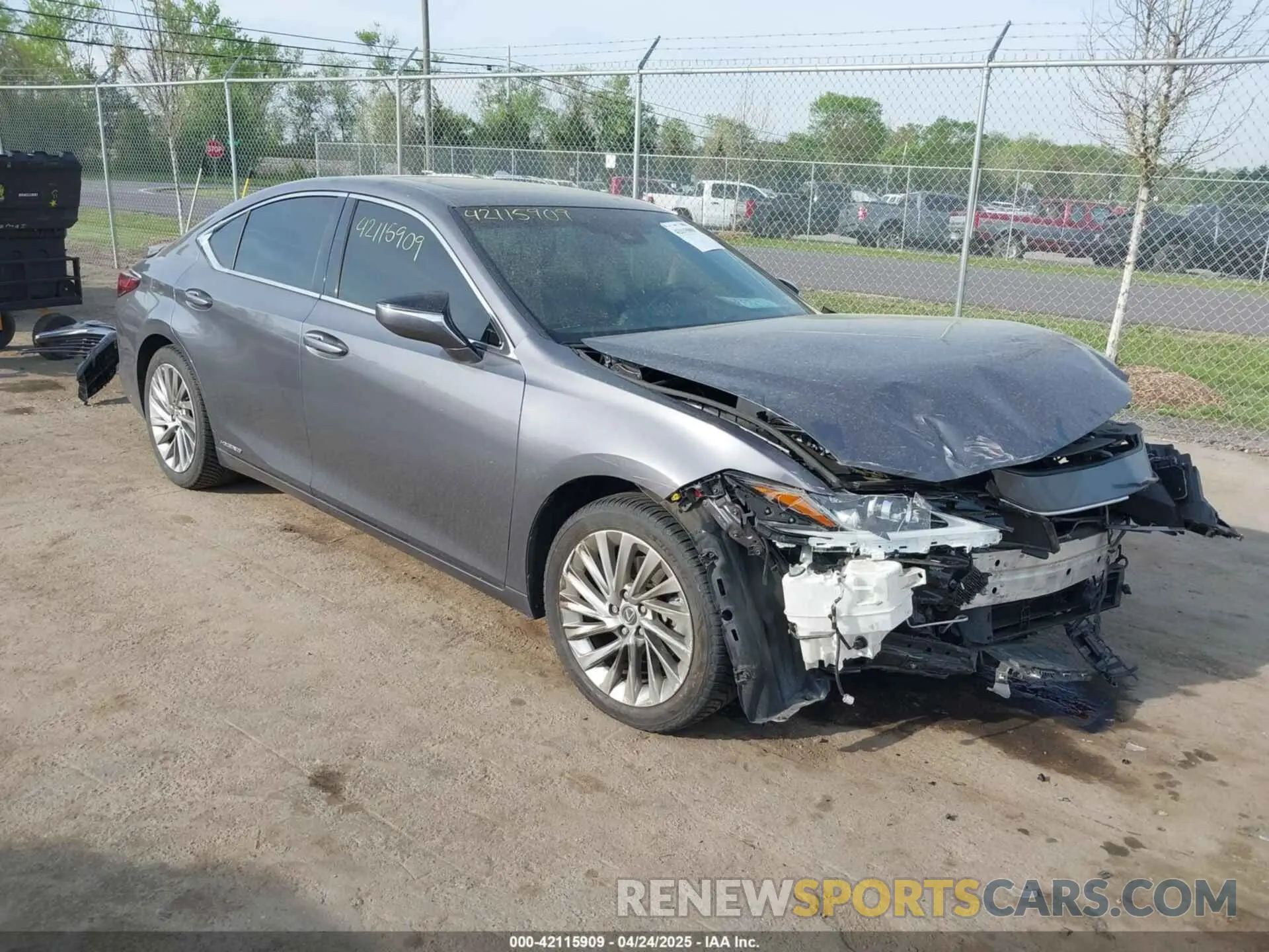 1 fotografías del automóvil dañado 58AEA1C13MU005774 LEXUS ES 300H 2021