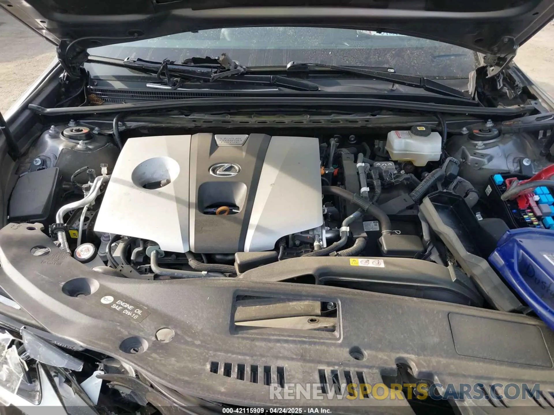 10 fotografías del automóvil dañado 58AEA1C13MU005774 LEXUS ES 300H 2021