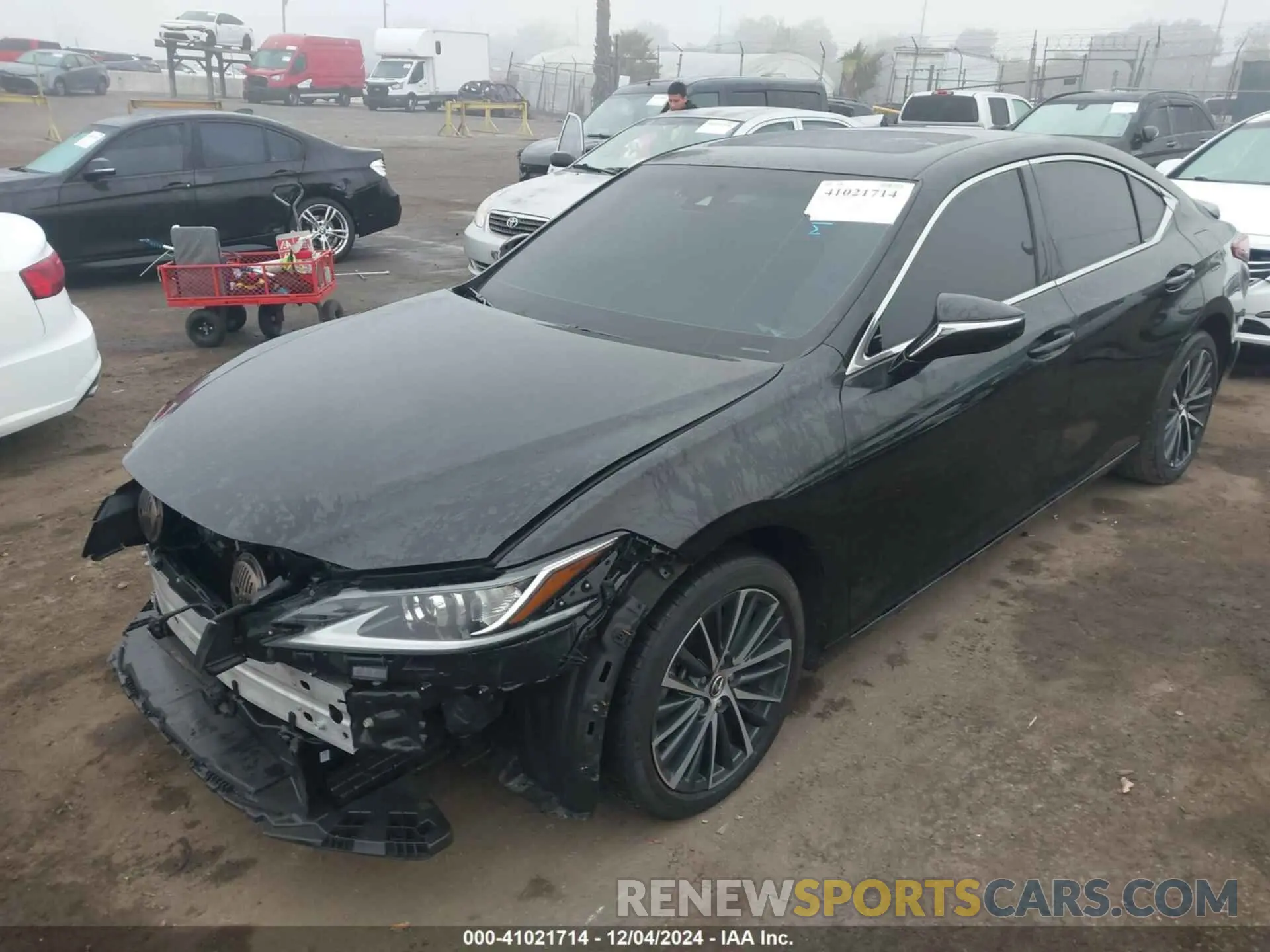 2 fotografías del automóvil dañado 58ADA1C14NU025870 LEXUS ES 300H 2022