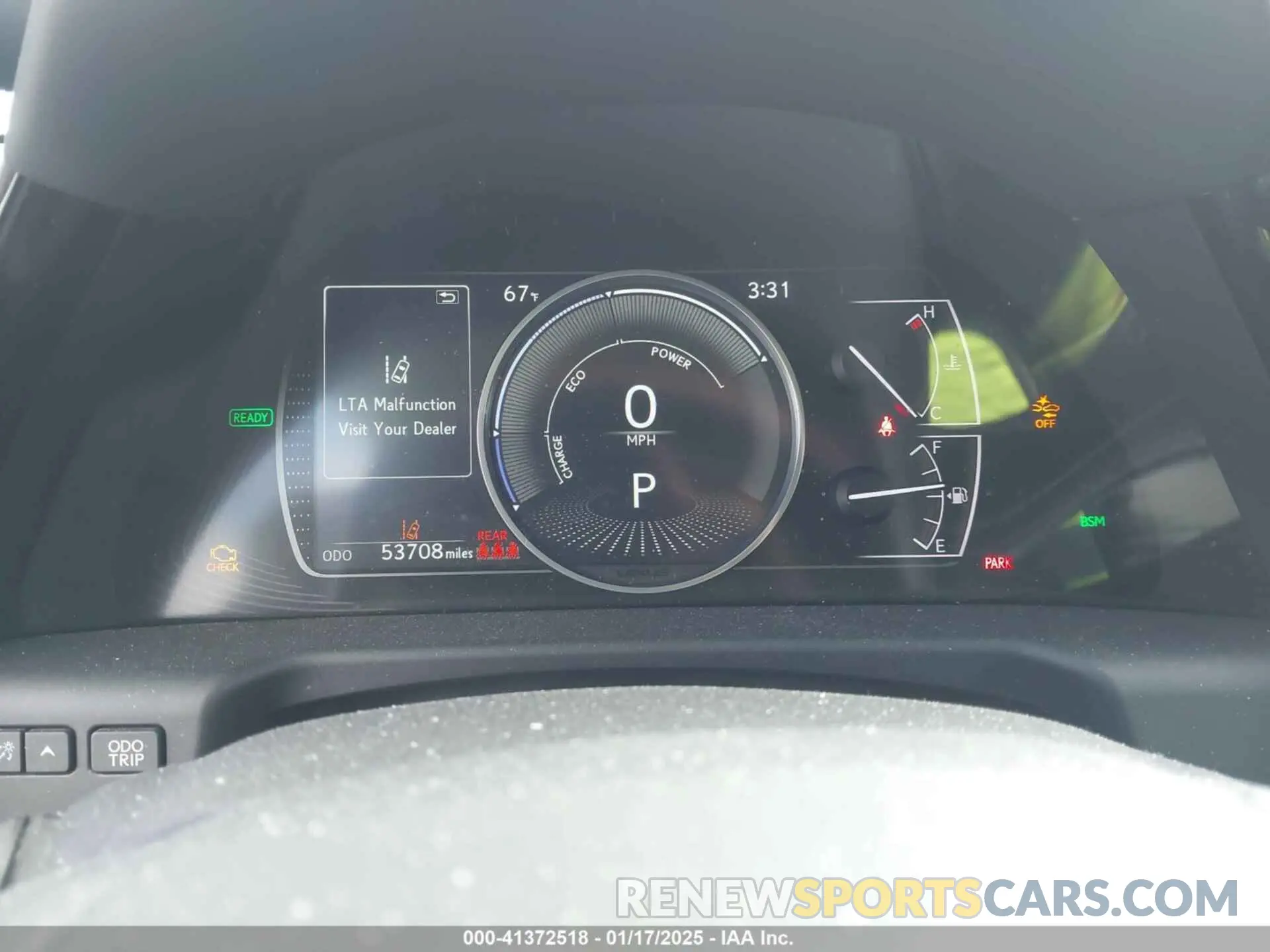 7 fotografías del automóvil dañado 58ADA1C15NU013551 LEXUS ES 300H 2022