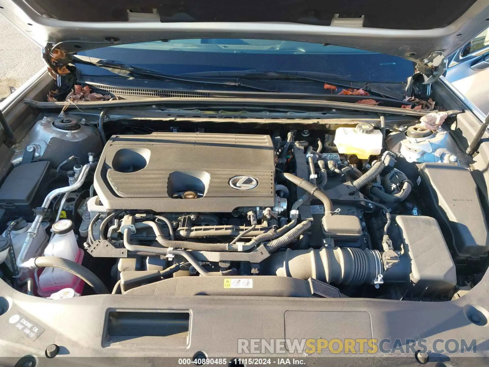 10 fotografías del automóvil dañado 58ADA1C15NU016353 LEXUS ES 300H 2022