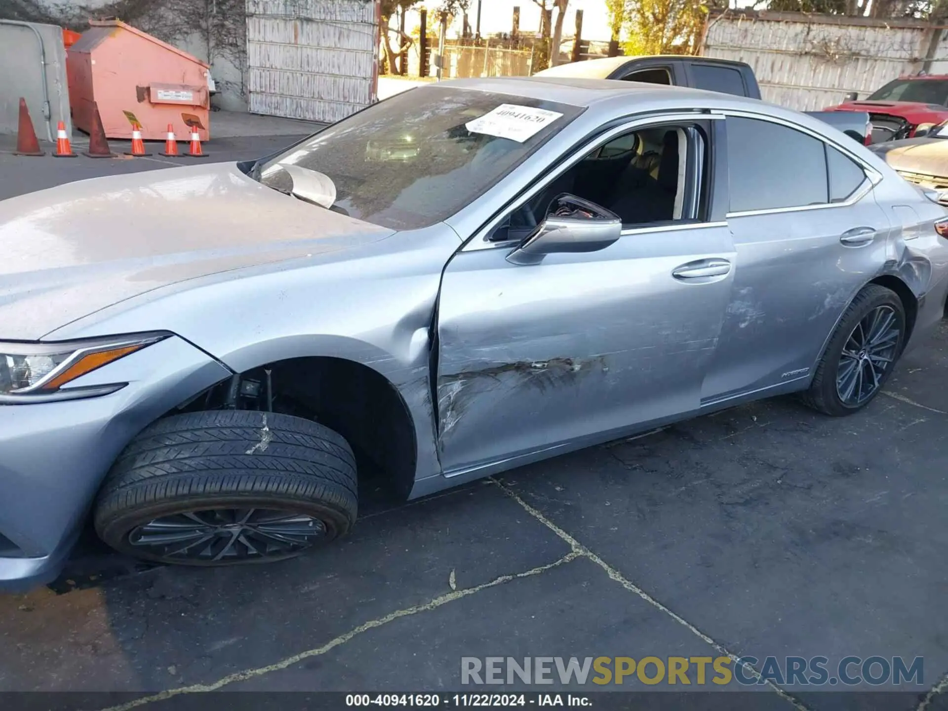 6 fotografías del automóvil dañado 58ADA1C16NU019245 LEXUS ES 300H 2022