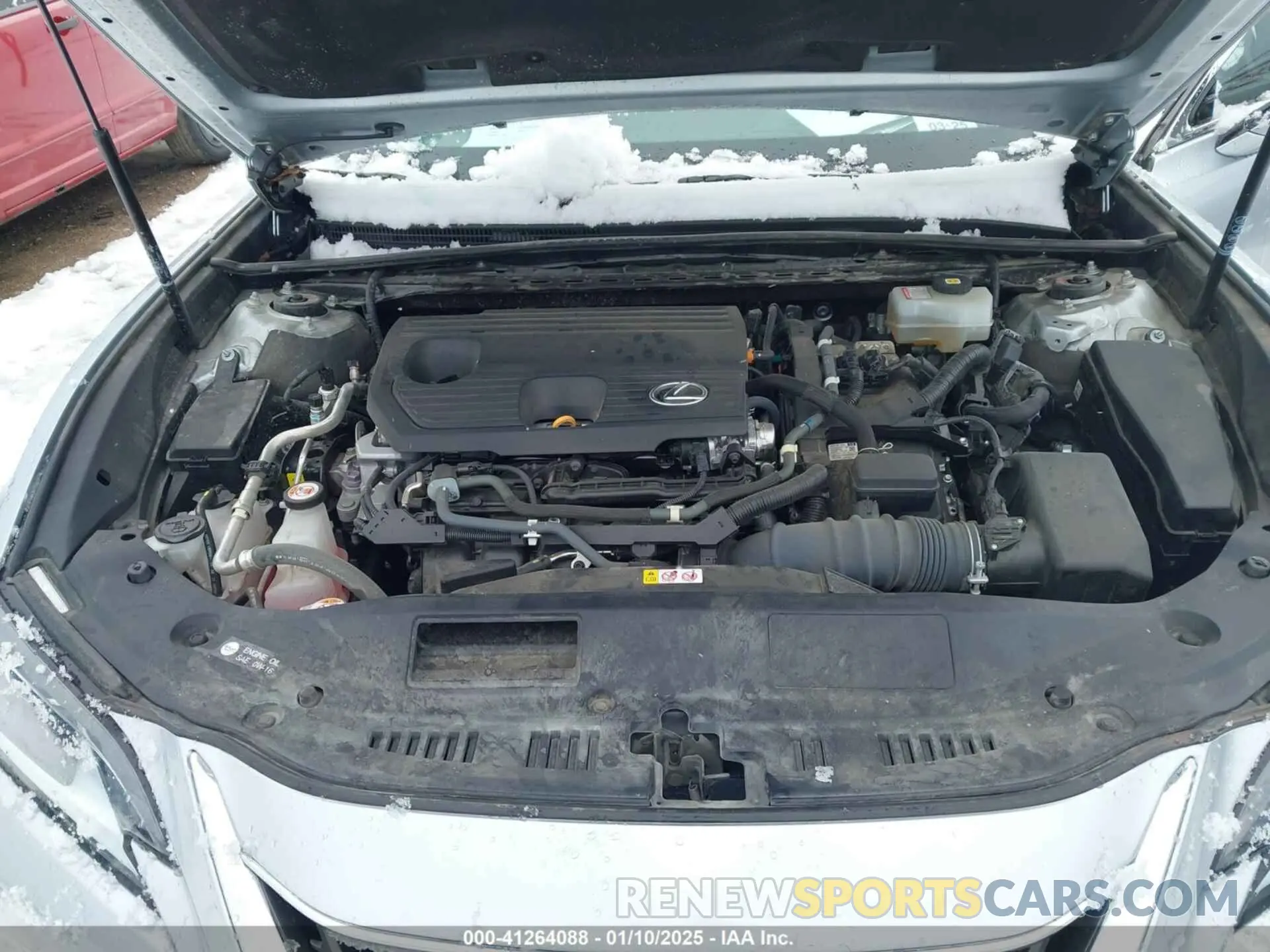 10 fotografías del automóvil dañado 58ADA1C17NU017696 LEXUS ES 300H 2022