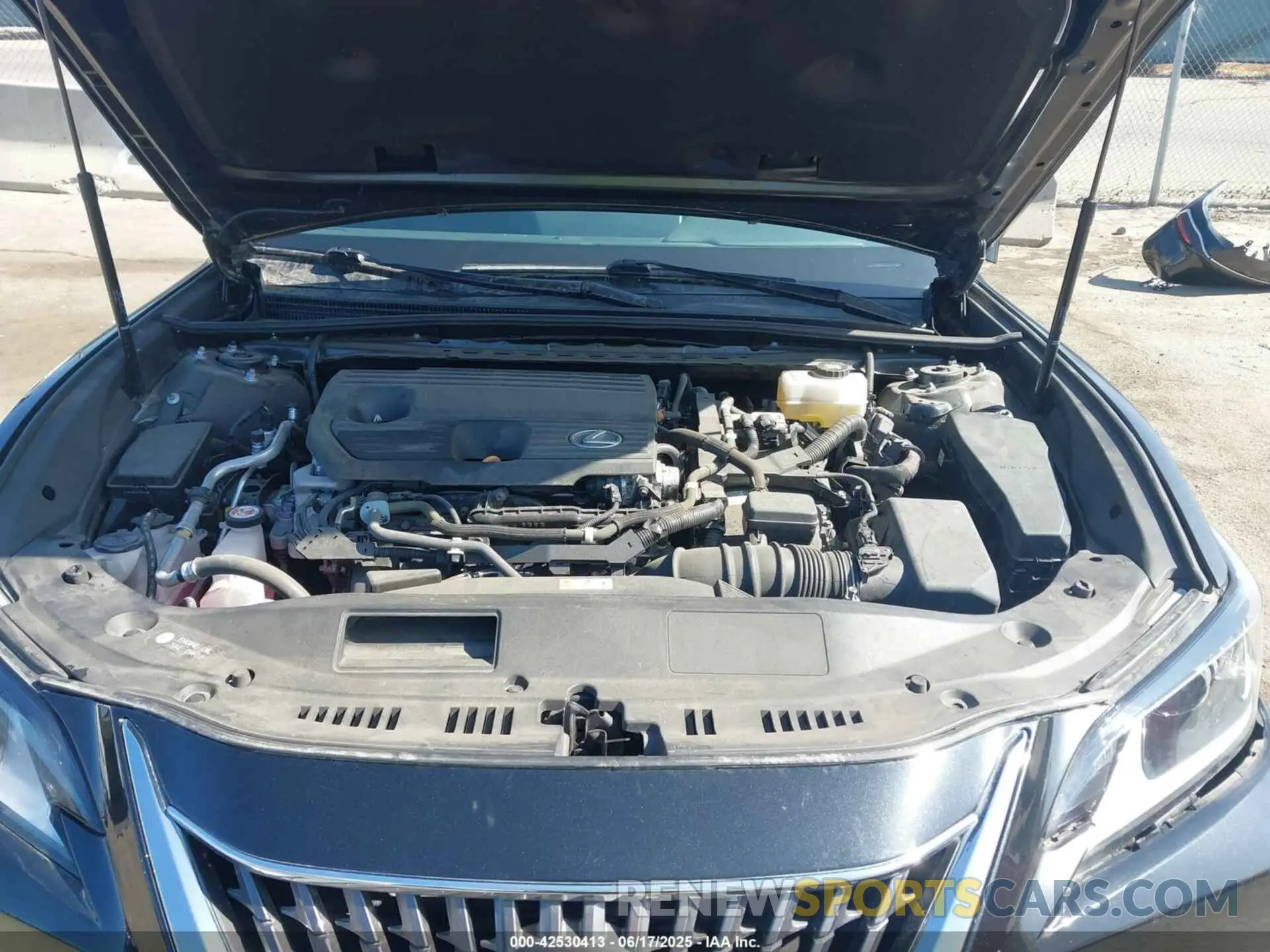 10 fotografías del automóvil dañado 58ADA1C17NU017942 LEXUS ES 300H 2022